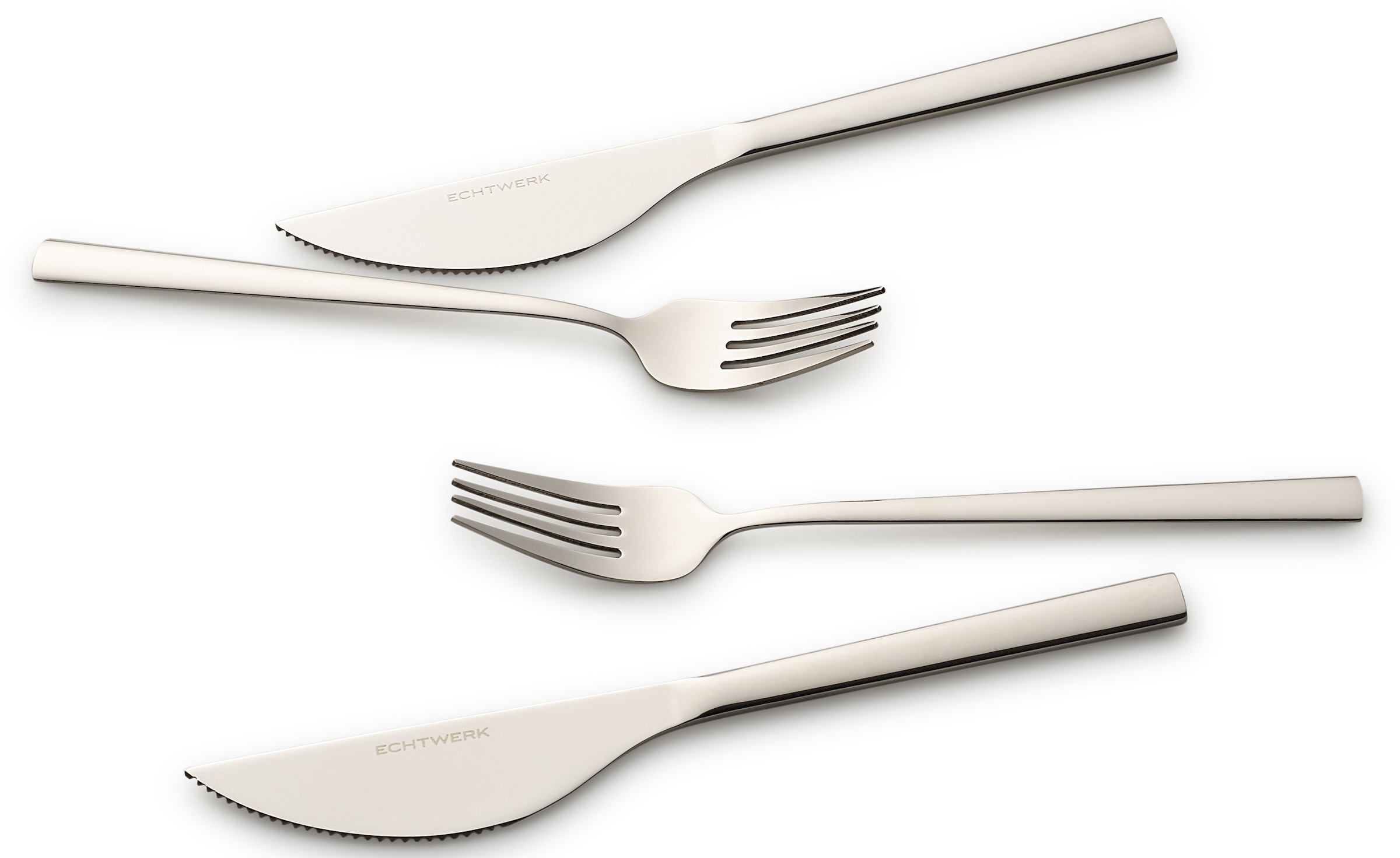 ECHTWERK Besteck-Set »Angelini«, (Set, 4 tlg.), für Pizza, Quiche, Flammkuchen