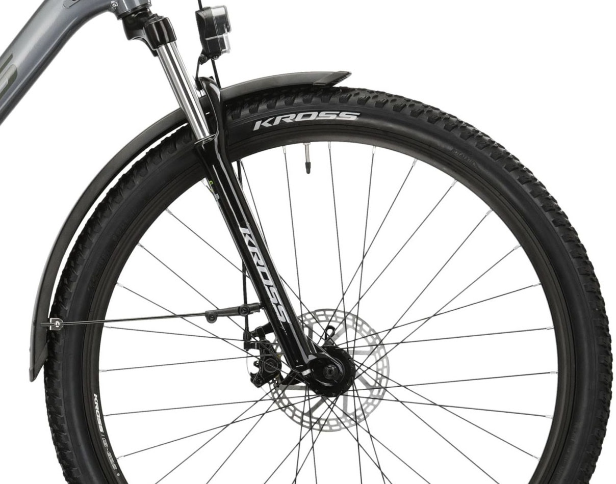 Kross Mountainbike »KROSS MTB Hardtail Hexagon 2.0 27,5" grau 21 Gänge«, 21 Gang, Shimano, ALTUS M310 Schaltwerk, Kettenschaltung