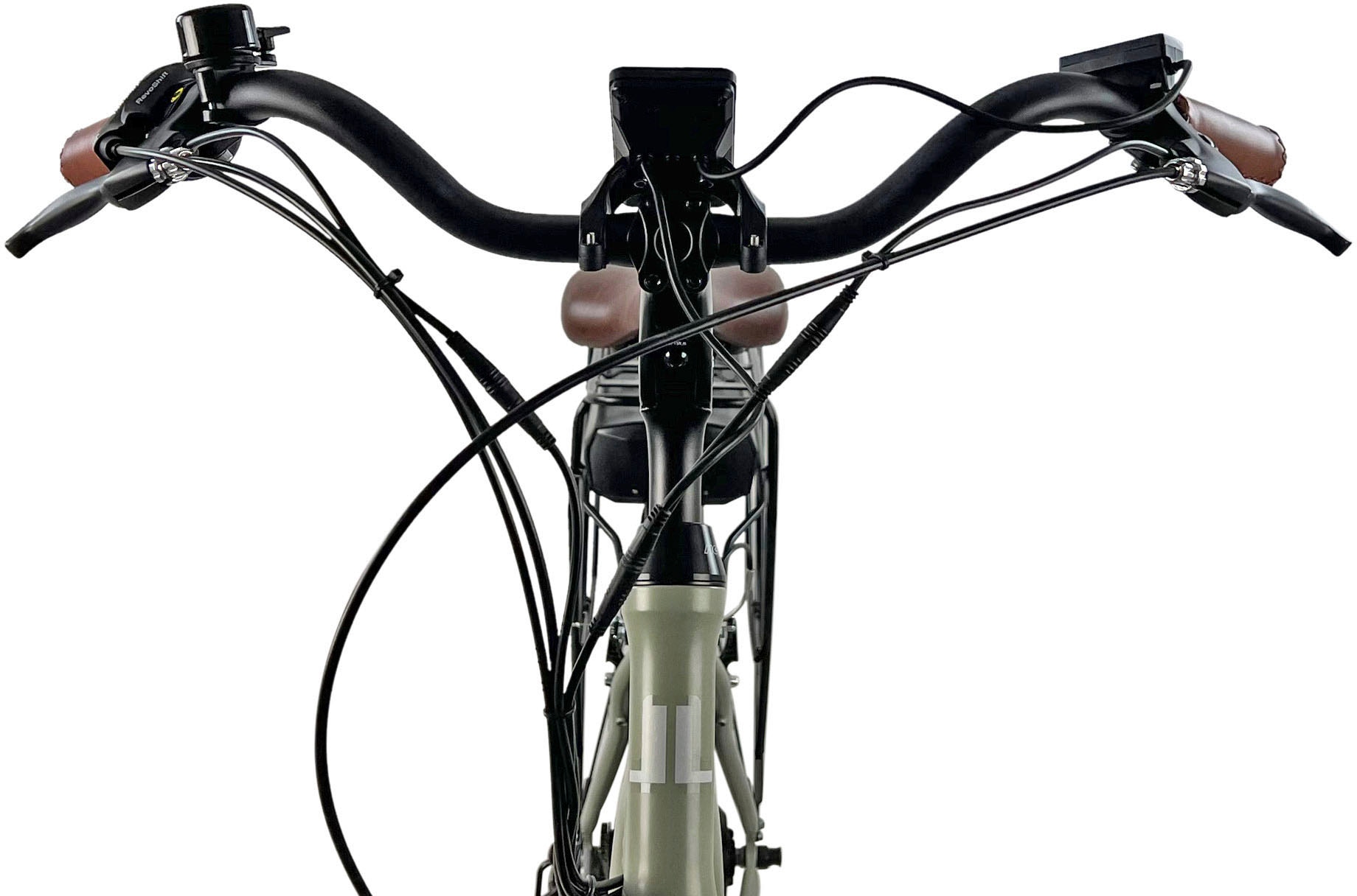 LLobe »City E-Bike 28" County grün« 7 Gang Shimano Altus Schaltwerk Kettenschaltung Heckmotor 250 W