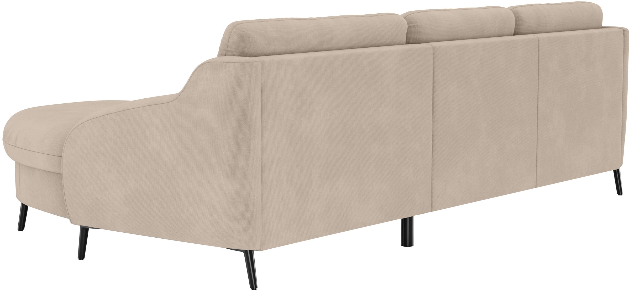 sit&more Ecksofa »Soul L-Form«, wahlweise mit Bettfunktion