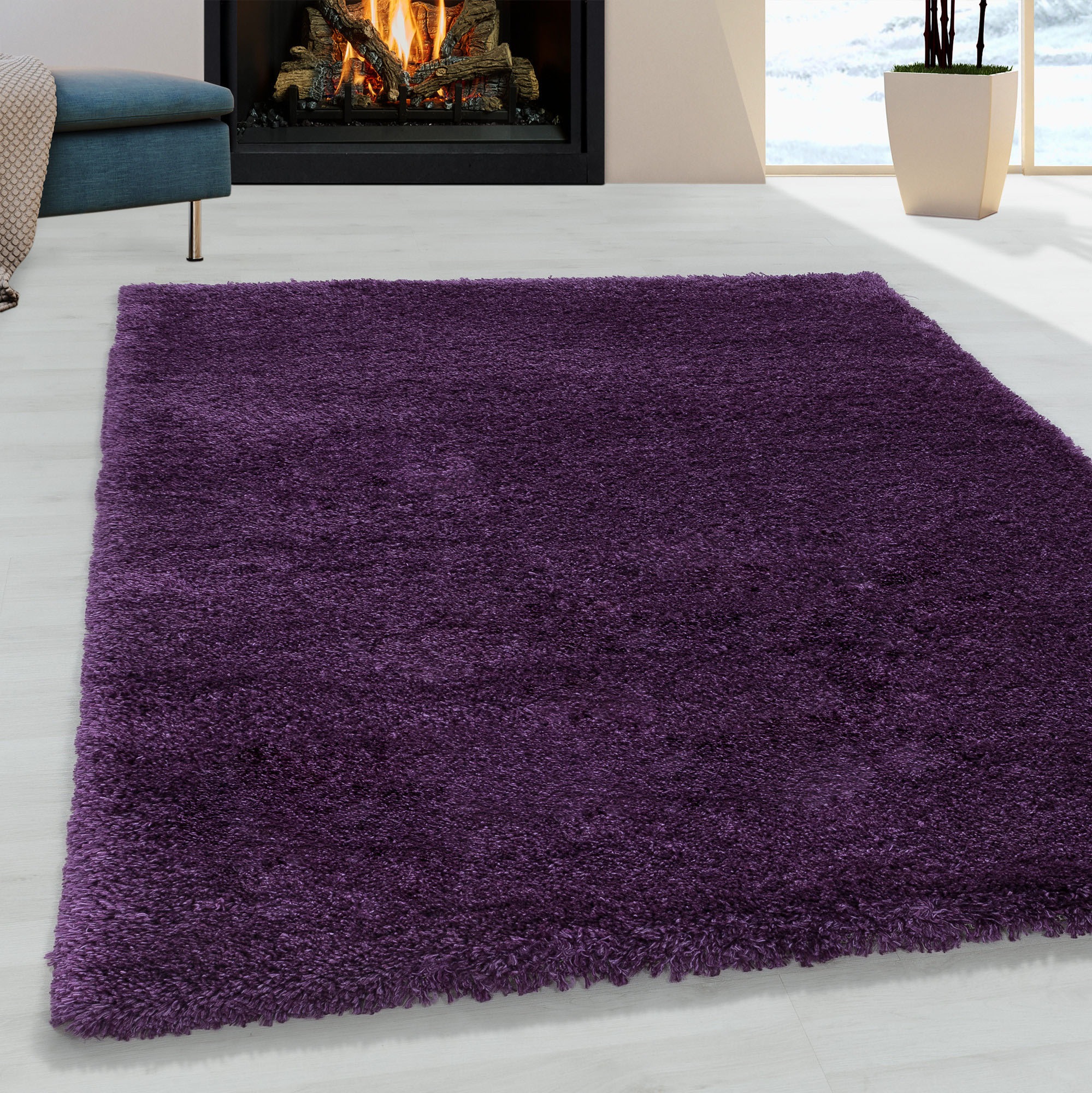 Ayyildiz Teppiche Hochflor-Teppich »FLUFFY 3500«, rechteckig, 50 mm Höhe, L günstig online kaufen