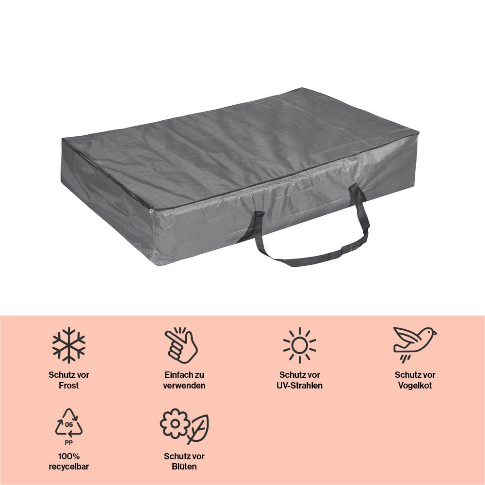 winza outdoor covers Aufbewahrungstasche, 125x85x30 cm, geeignet für Palettenkissen
