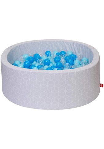 Knorrtoys® Bällebad »Geo, Cube Grey«, mit 300 Bällen soft Blue/Blue/transparent; Made... kaufen