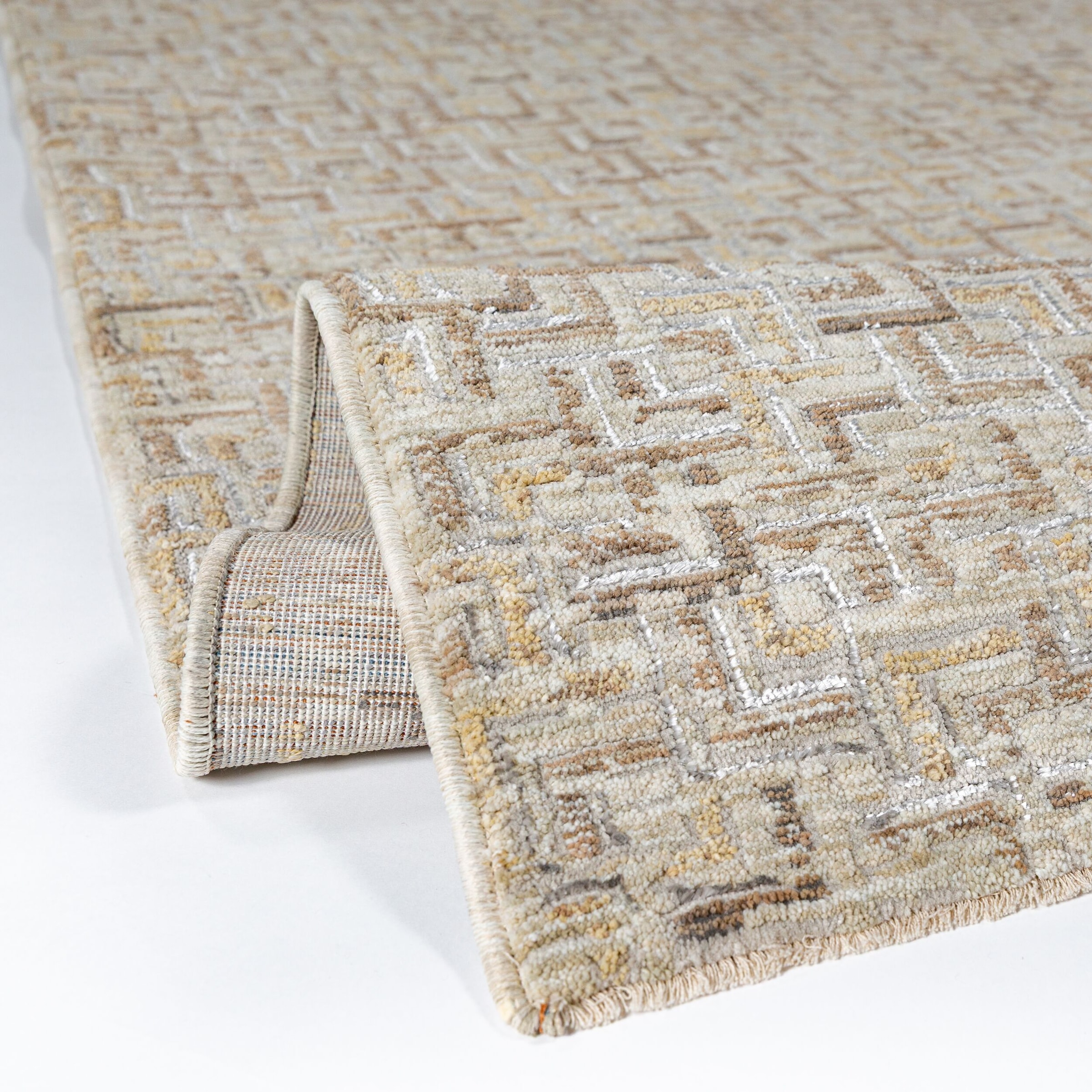 FLAIR RUGS Designteppich »KADO« rechteckig 7 mm Höhe Eleganter Schimmer-Effekt