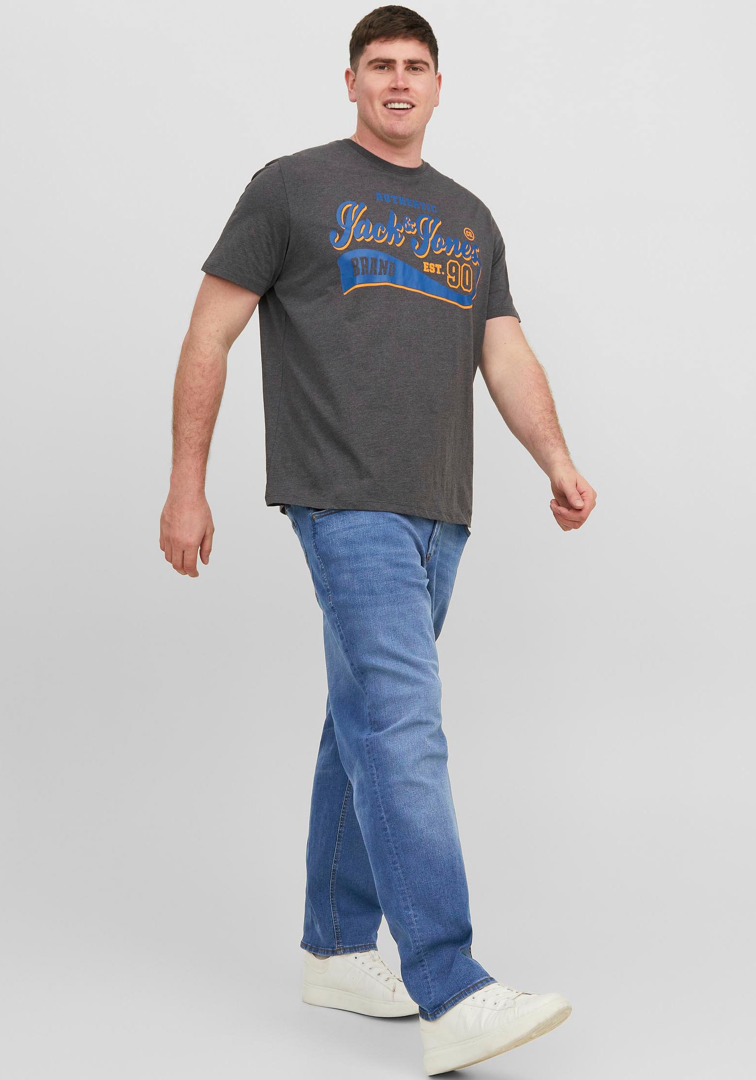 Jack & Jones PlusSize Comfort-fit-Jeans »JJIMIKE JJORIGINAL SQ 223 NOOS PLS«