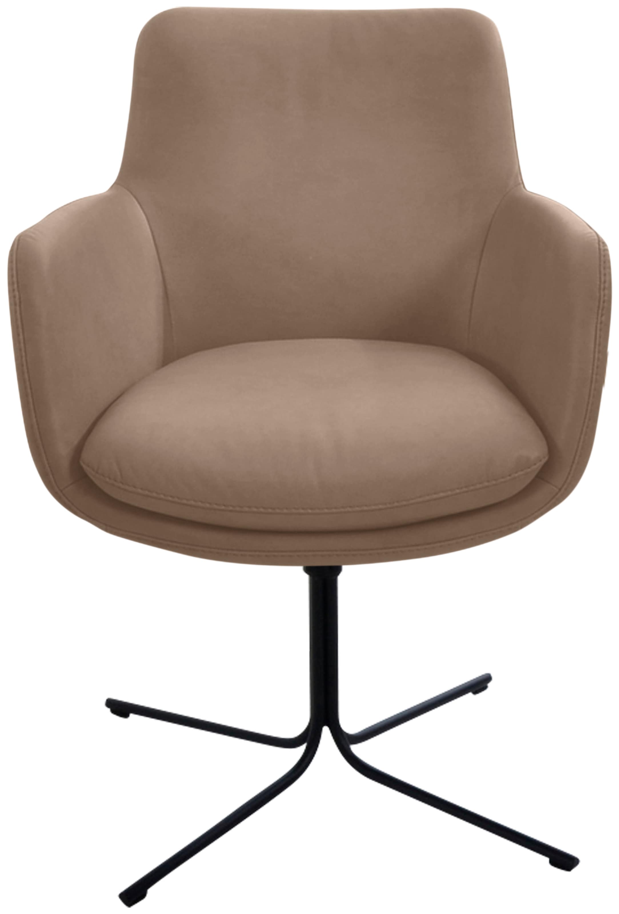 K+W Komfort & Wohnen Drehstuhl »Pego« () filigranem 4-Fuß-Gestell in schwar günstig online kaufen