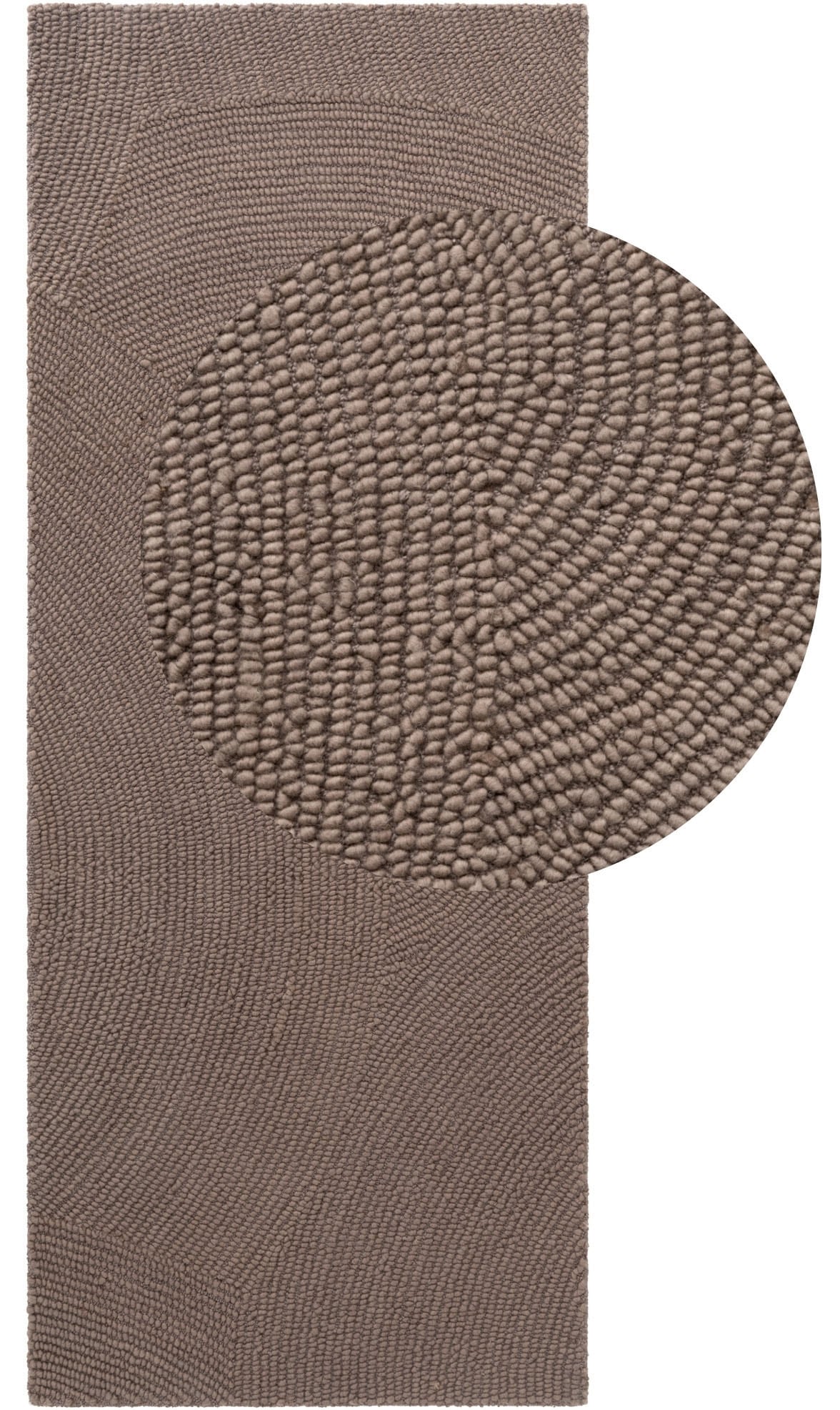 HANSE Home Wollteppich »Eleni«, rechteckig, 18 mm Höhe, Handgetuftet, Wolle, Natur, Wohnzimmer, Schlafzimmer, Skandi, Hygge