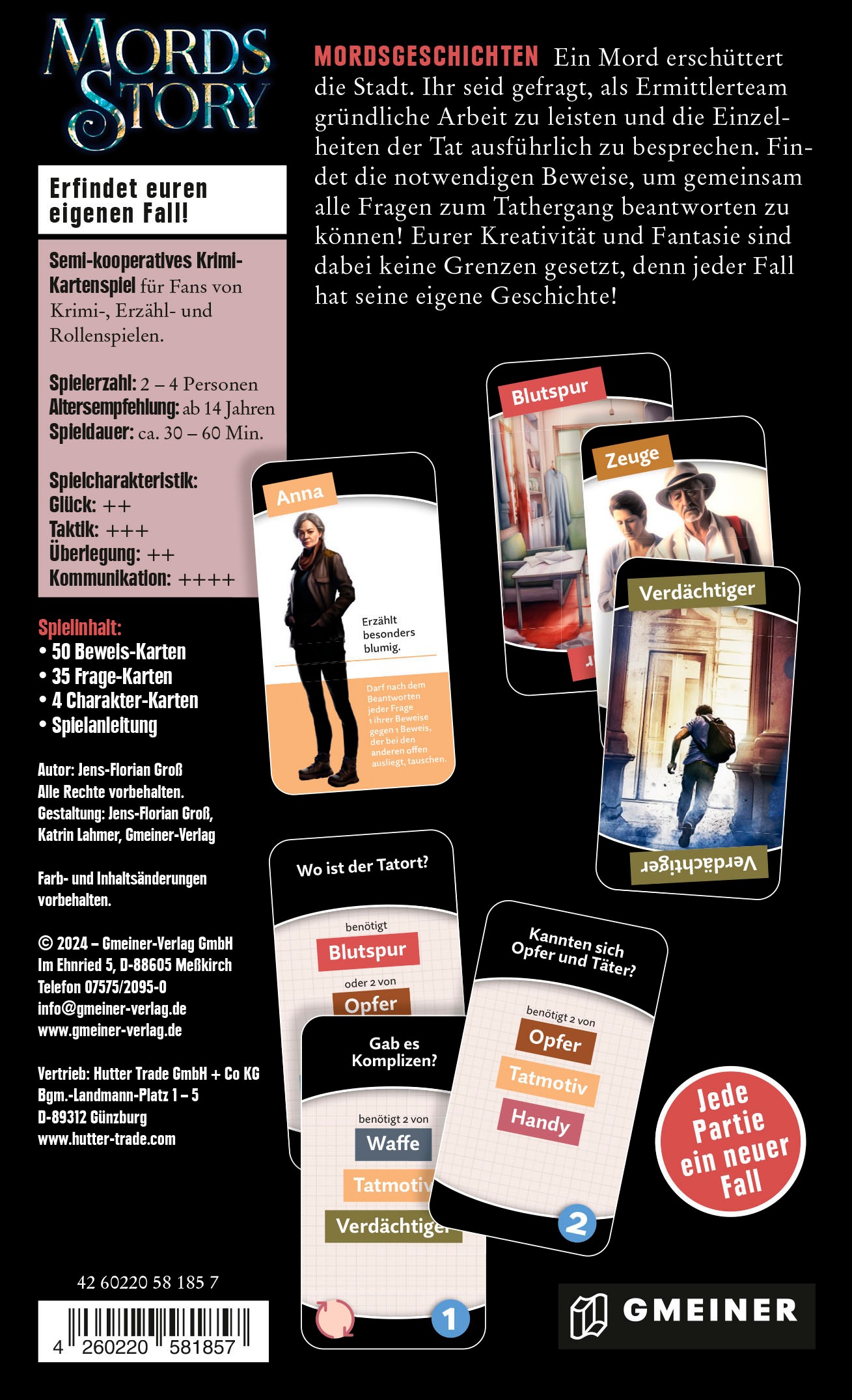 GMEINER Spiel »MordsStory« Made in Germany