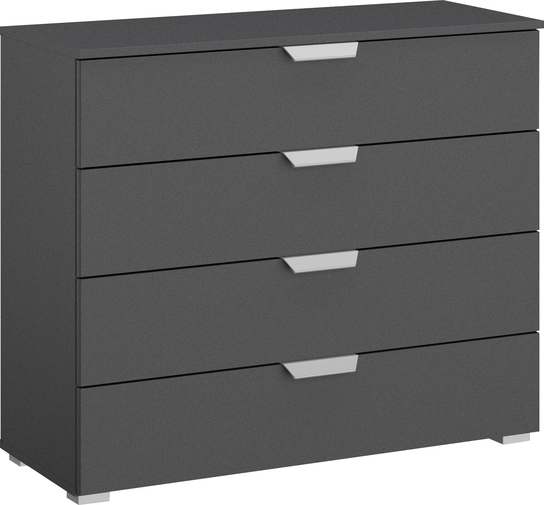 rauch Schubkastenkommode »Sideboard Schubladenkommode ORIAS mit Dekor- oder Hochglanzfront«, mit 4 Schubkästen und 2 Türen sowie Metallgriffen MADE IN GERMANY