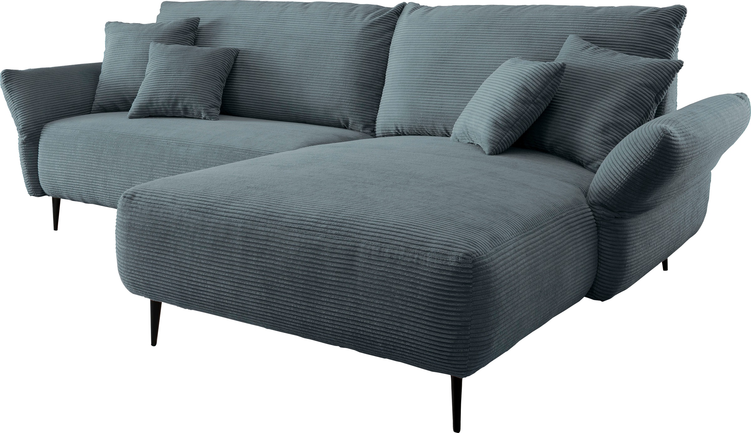 INOSIGN Ecksofa »Amarena L-Form«, inklusive Armlehnenverstellfunktion, 4x Zierkissen gratis