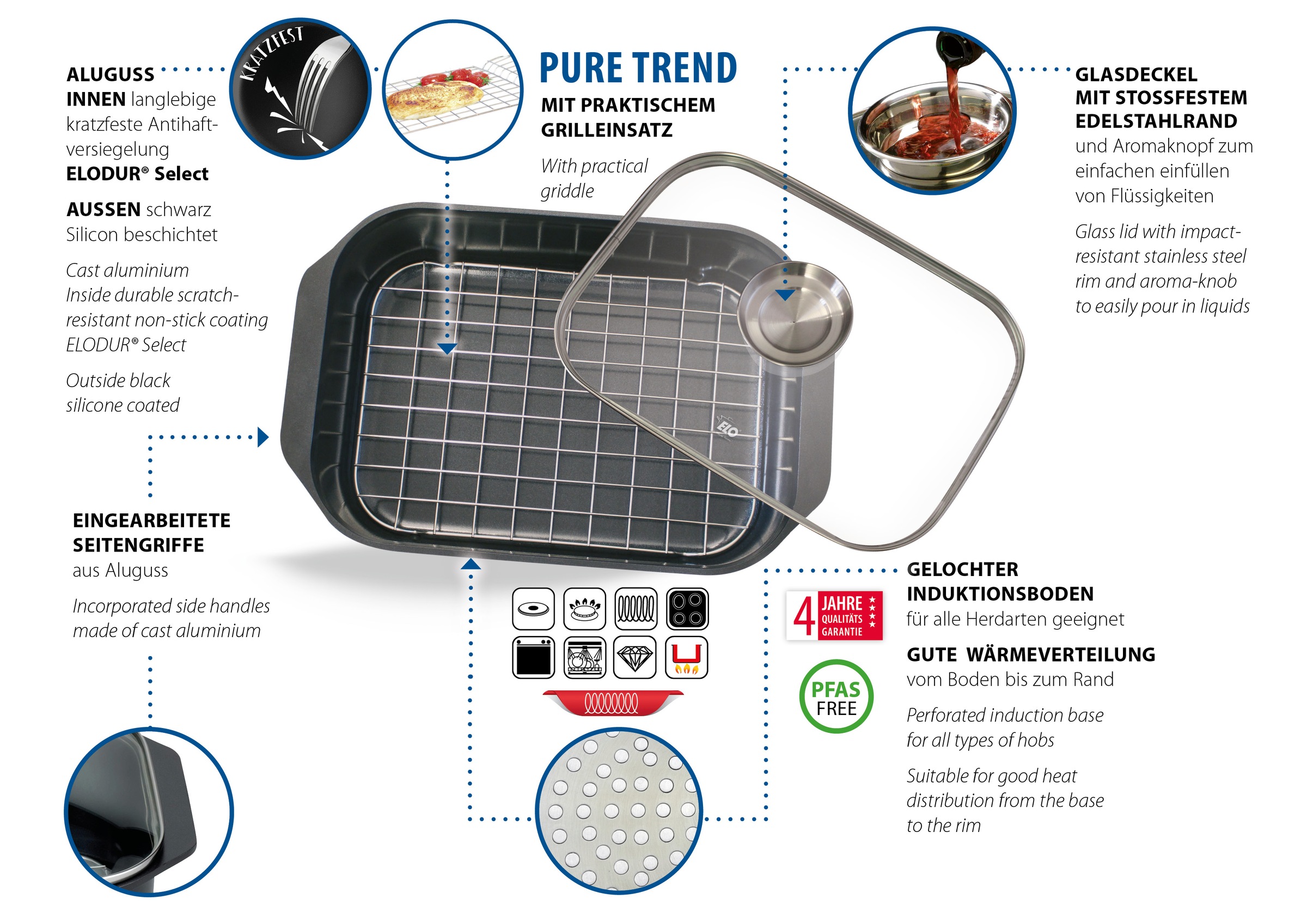 Elo Bräter »Pure Trend« 1 Stk. tlg. Aluminium günstig online kaufen