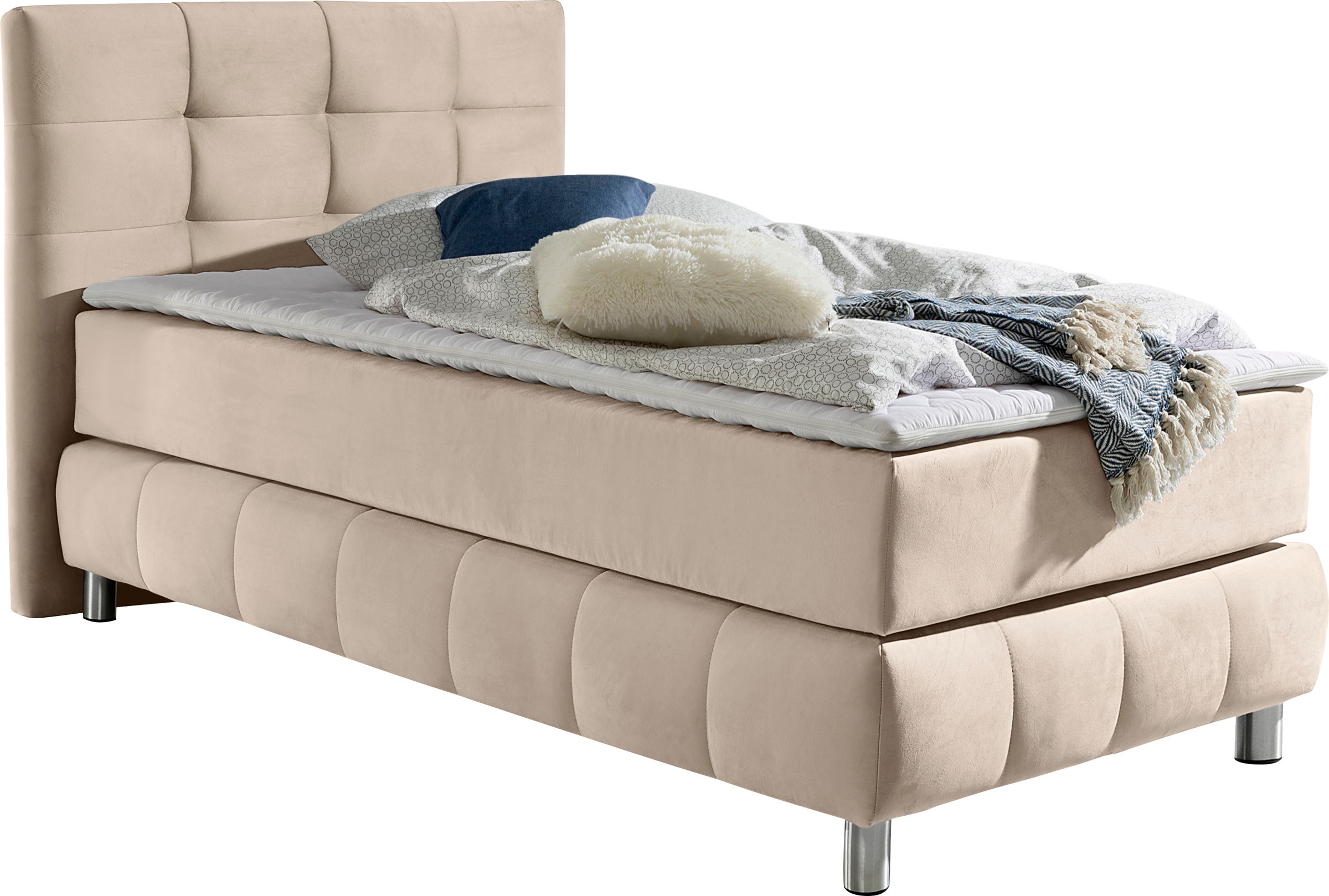 andas Boxspringbett »Salo«, incl. Topper, 6 Breiten, 2 Härtegrade, TFK auch in Härtegrad 4