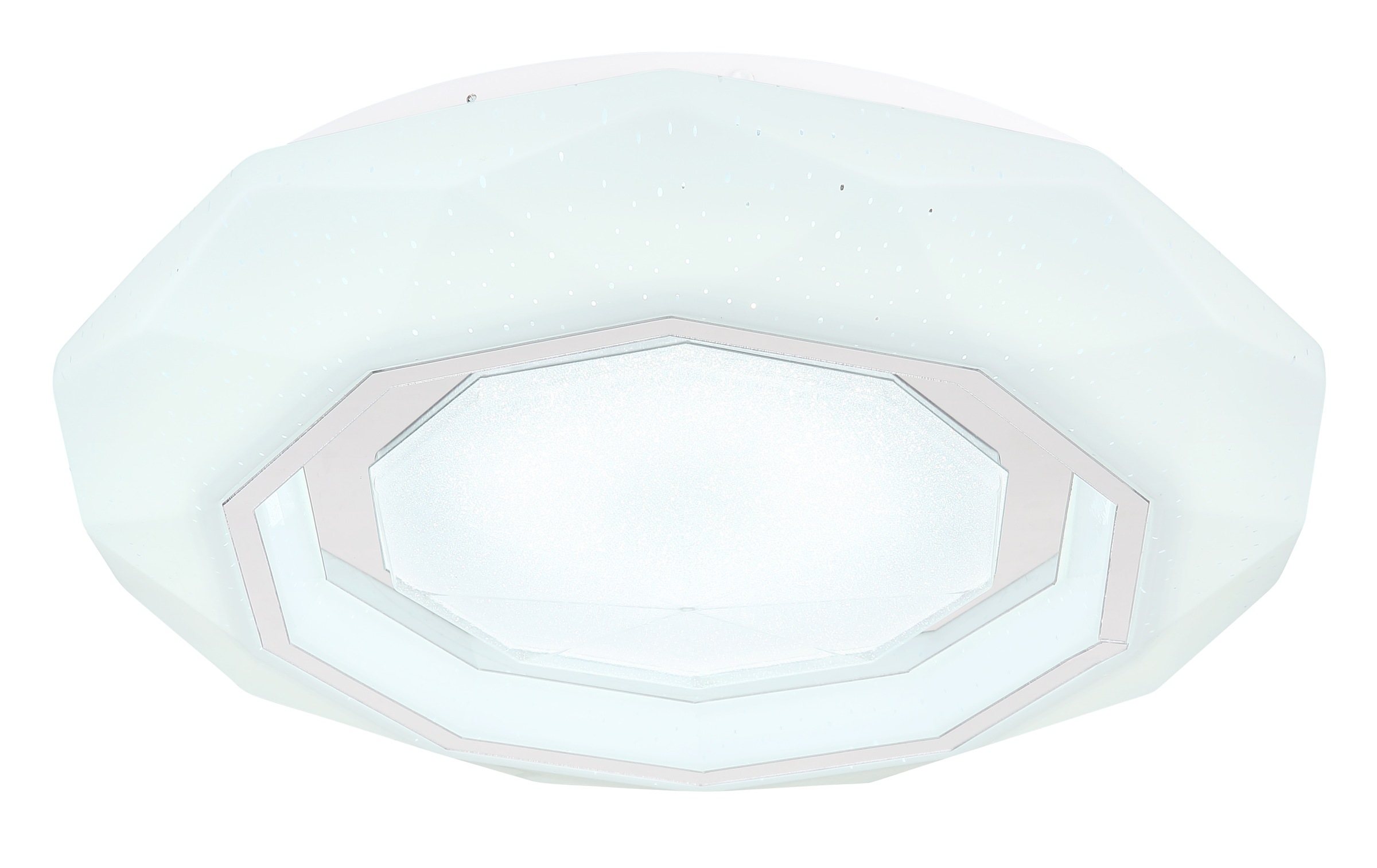 GLOBO LIGHTING LED Deckenleuchte »HOKKI« LED-Modul 1 Stk. Deckenlampe/rund/Wohnzimmer/Schlafzimmer/elegant