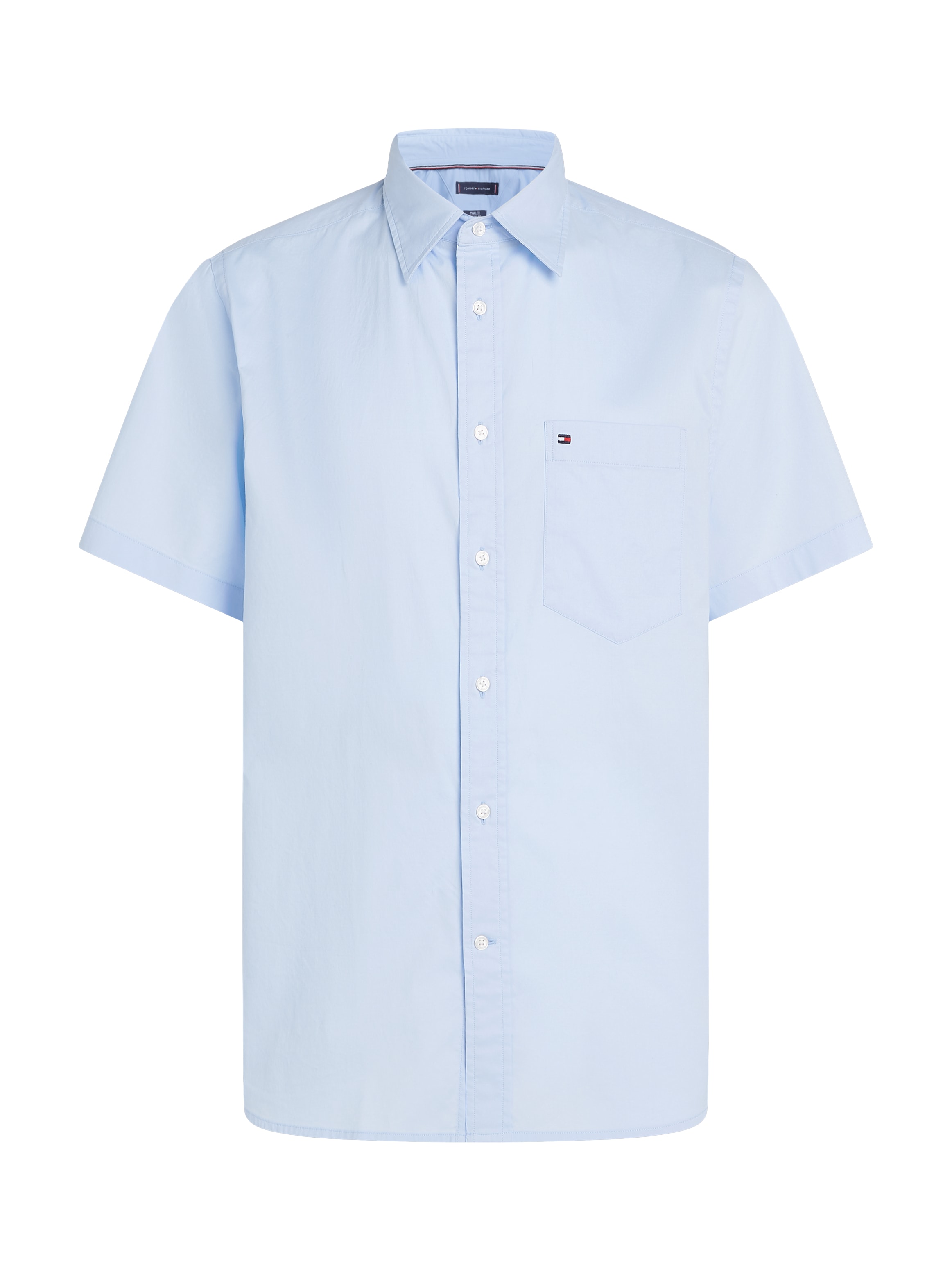 Tommy Hilfiger Kurzarmhemd »FLEX POPLIN SOLID S/S SHIRT«