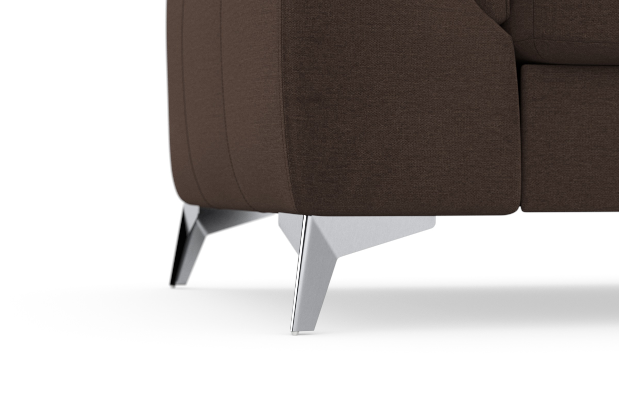 sit&more Ecksofa »Sinatra L-Form«, mit Ottomane, optional mit Kopfteilverstellung und Armteilfunktion