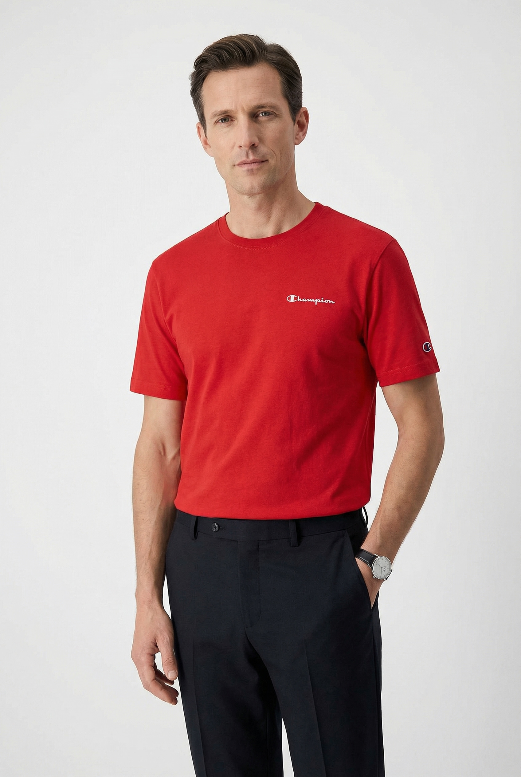 Champion T-Shirt »ICONS CONTRAST  SS Tee« sportlicher Schnitt, Kurzarm, für sportliche Aktivitäten