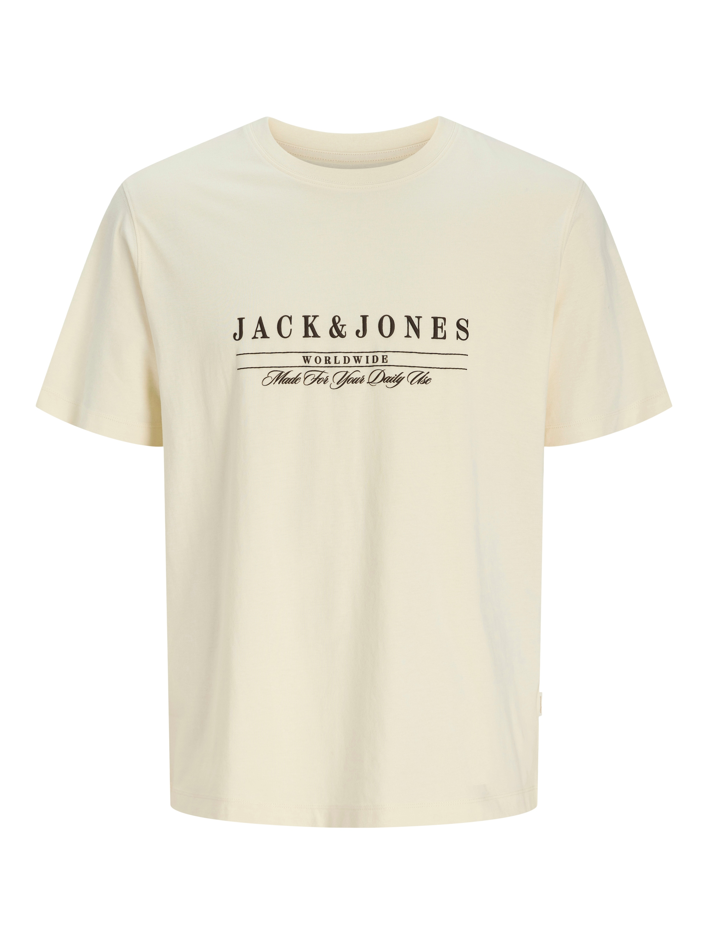 Jack & Jones T-Shirt »JORSAVONA BRANDING TEE SS CN STYD SS26« Baumwolle, relaxed fit