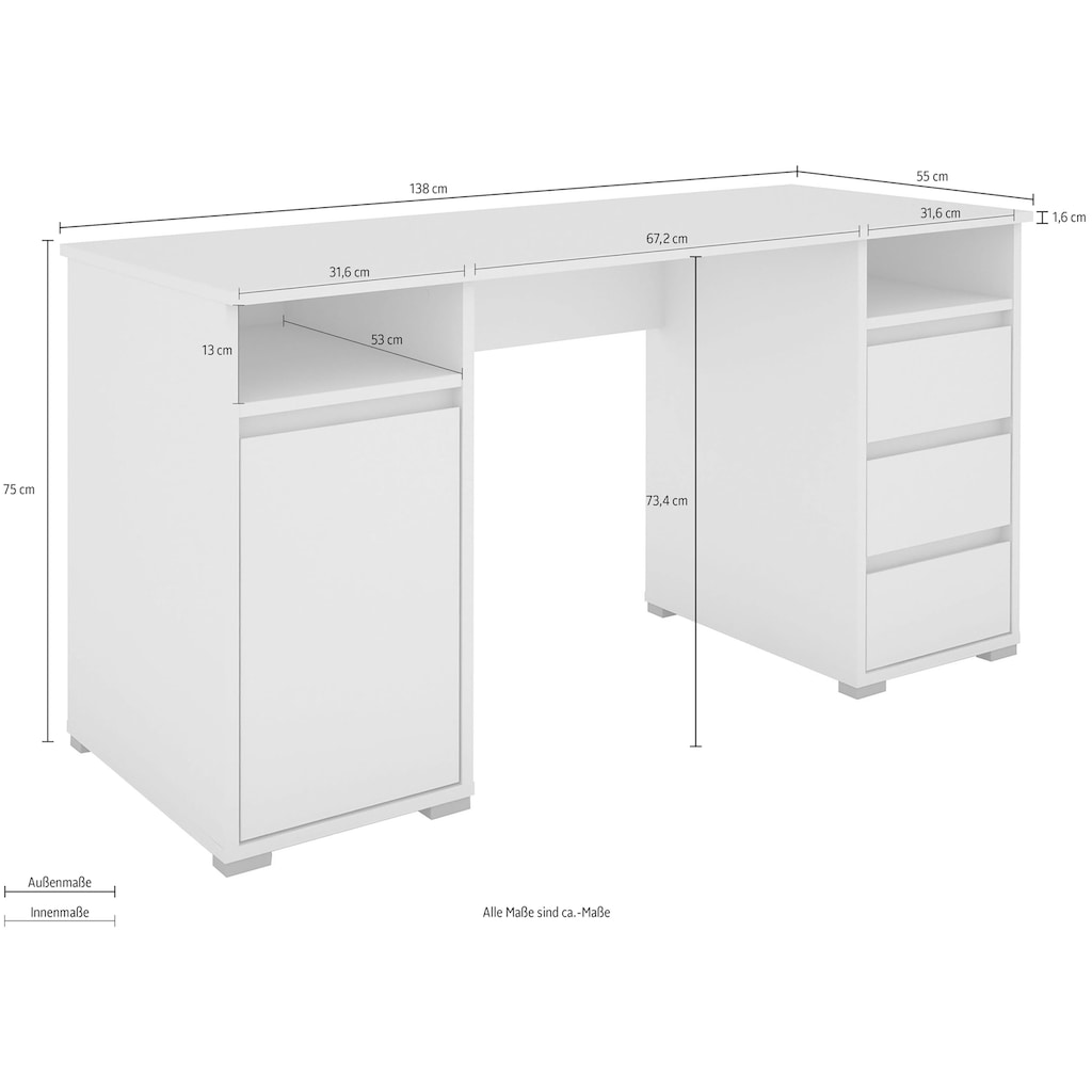 Homexperts Schreibtisch »Loop«