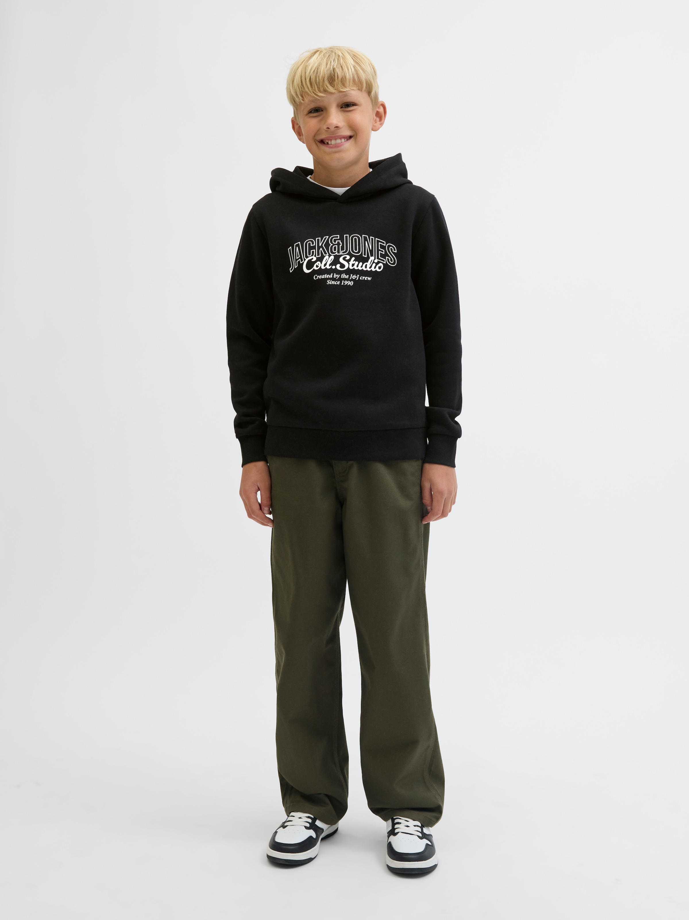 Jack & Jones Junior Kapuzensweatshirt »JJMAKOTO SWEAT HOOD JNR«