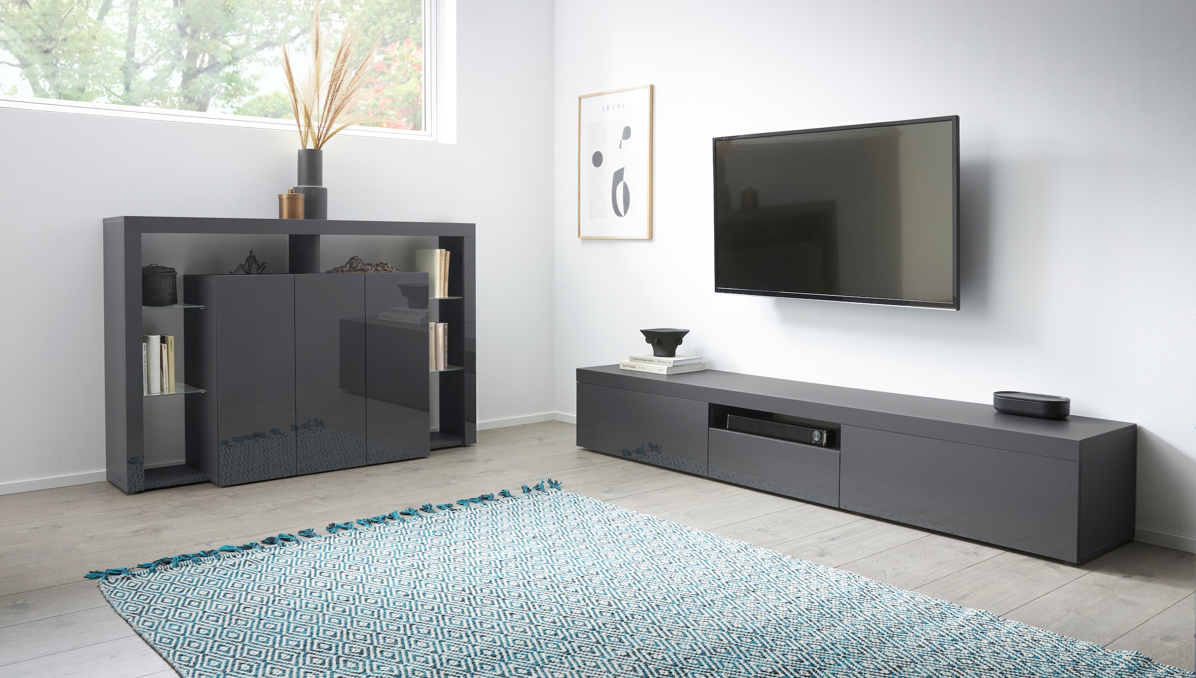 INOSIGN Highboard »Essential«, Höhe ca. 100 cm
