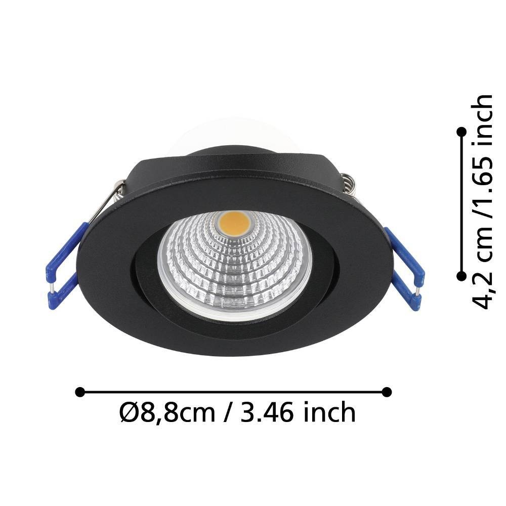 EGLO LED Deckenleuchte »SALICETO«, 3er-Set, Ø 8,80 cm, Leuchtenkopf schwenkbar