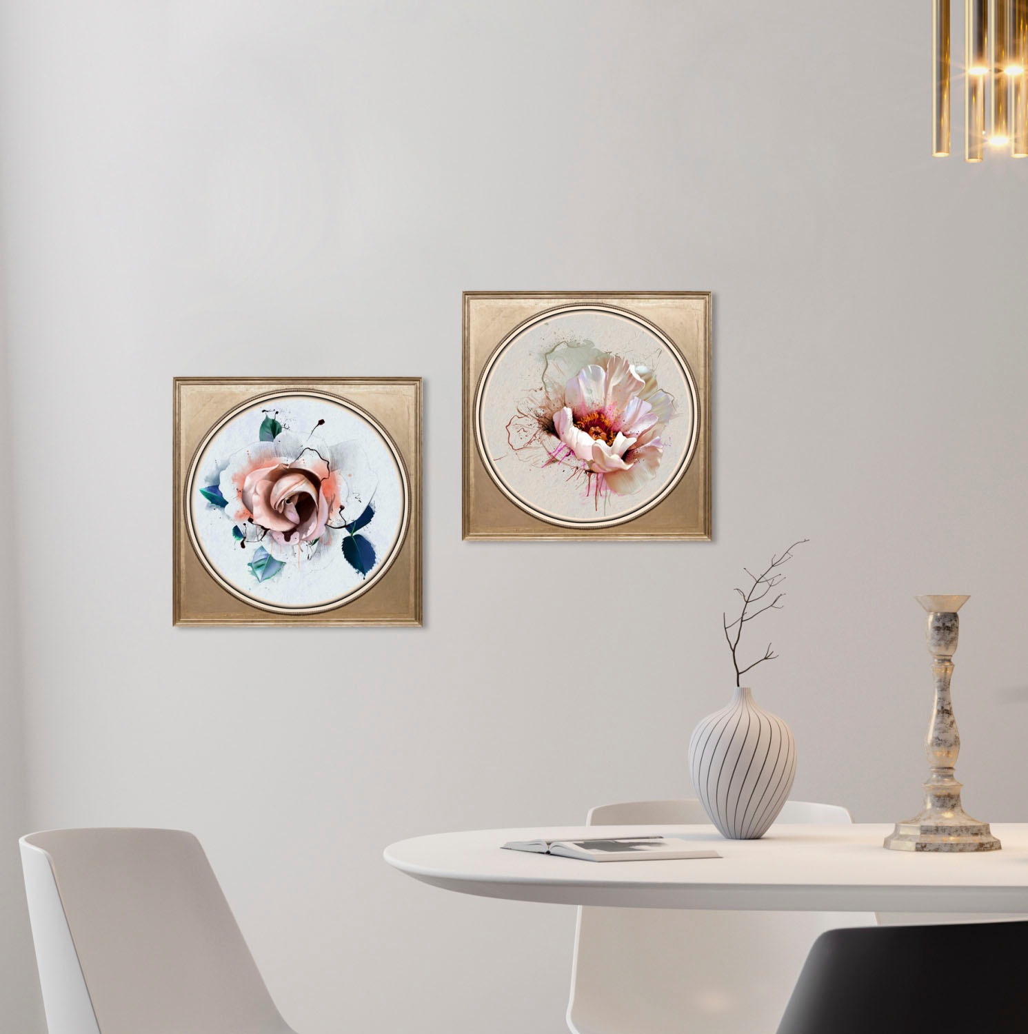 queence Acrylglasbild »Blume«, Blumen-Blumenbilder-Kunst-Pflanzen-Pflanzenb günstig online kaufen