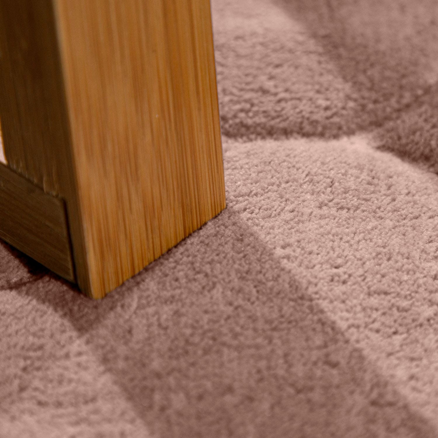Paco Home Badematte »Corby 251, Memory-Schaum Effekt«, rutschhemmend beschichtet, fußbodenheizungsgeeignet, Badteppich, Uni Farben, Ornamente, Hoch-Tief Effekt