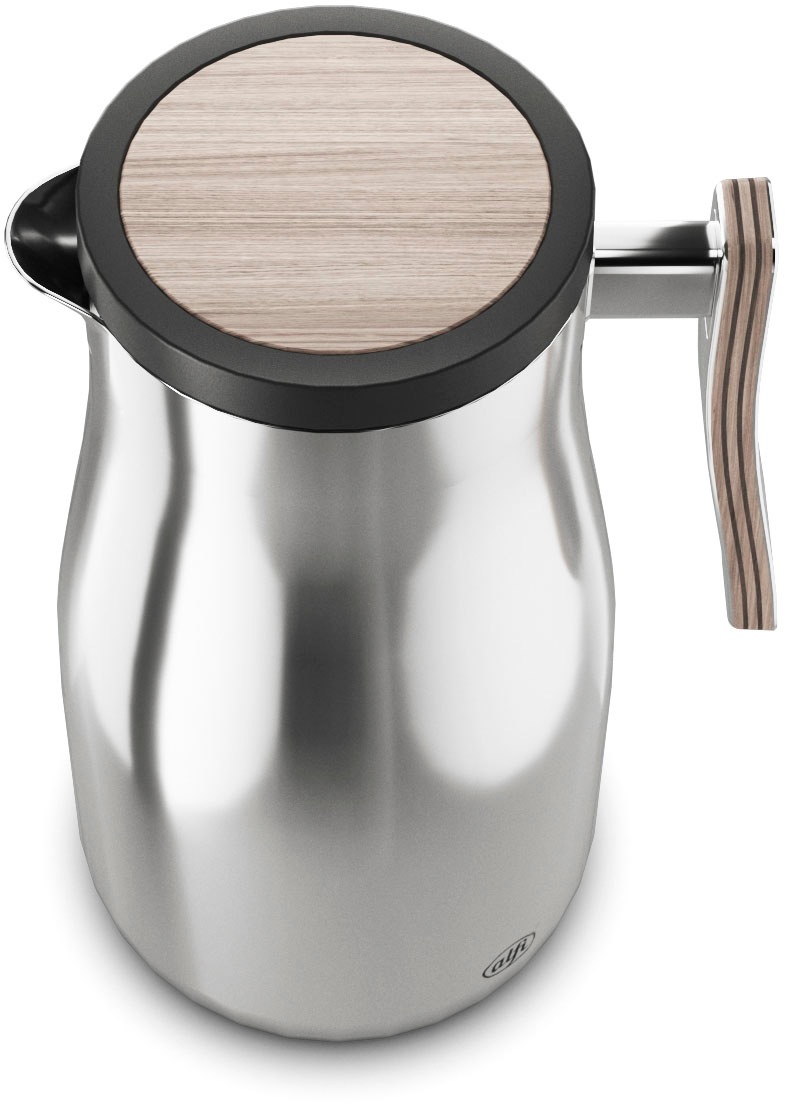 Alfi Isolierkanne »STUDIO ALLURE, aus doppelwandigem Edelstahl« 1 l 1 Stk. tlg. 12h heiß & 24h kalt, ergonomischer Griff, große Öffnung