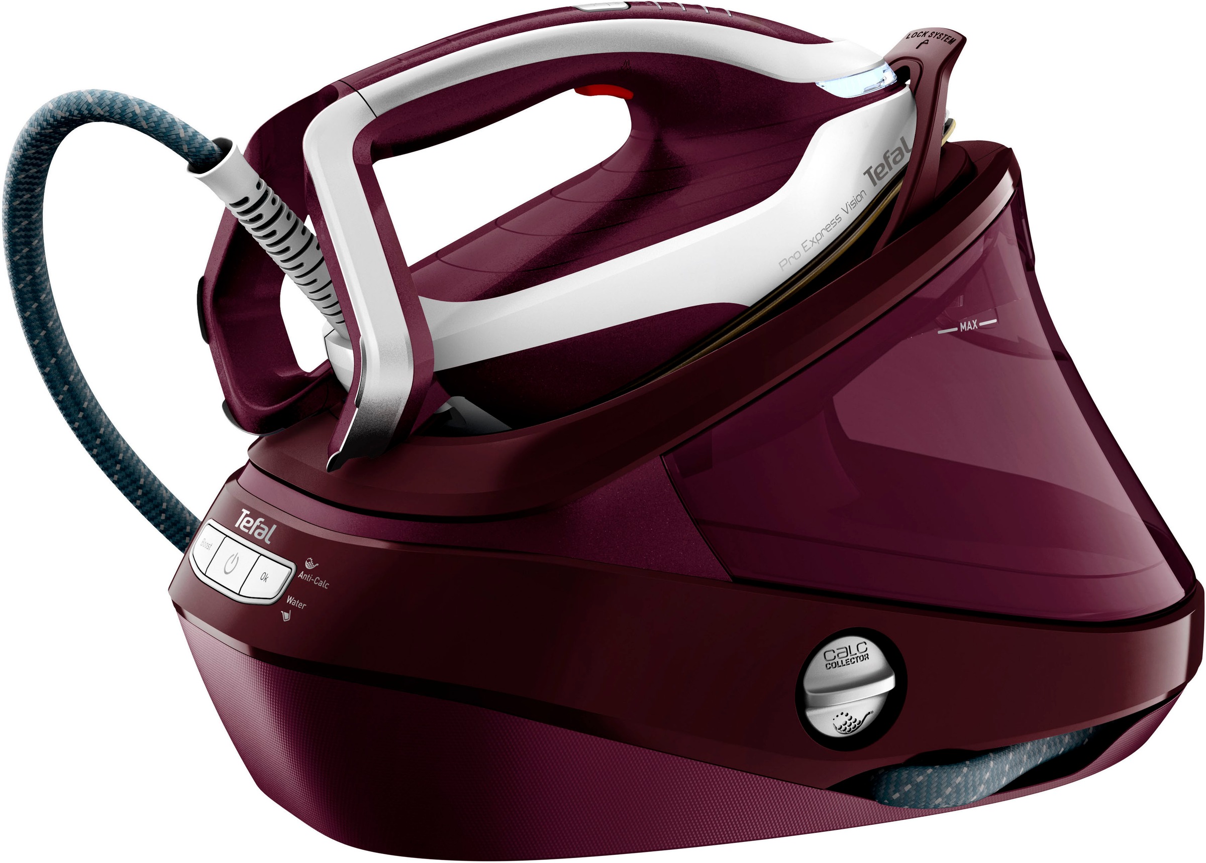 Tefal Dampfbügelstation »GV9810 Pro Express Vision inklusive Dampfbürste DT günstig online kaufen