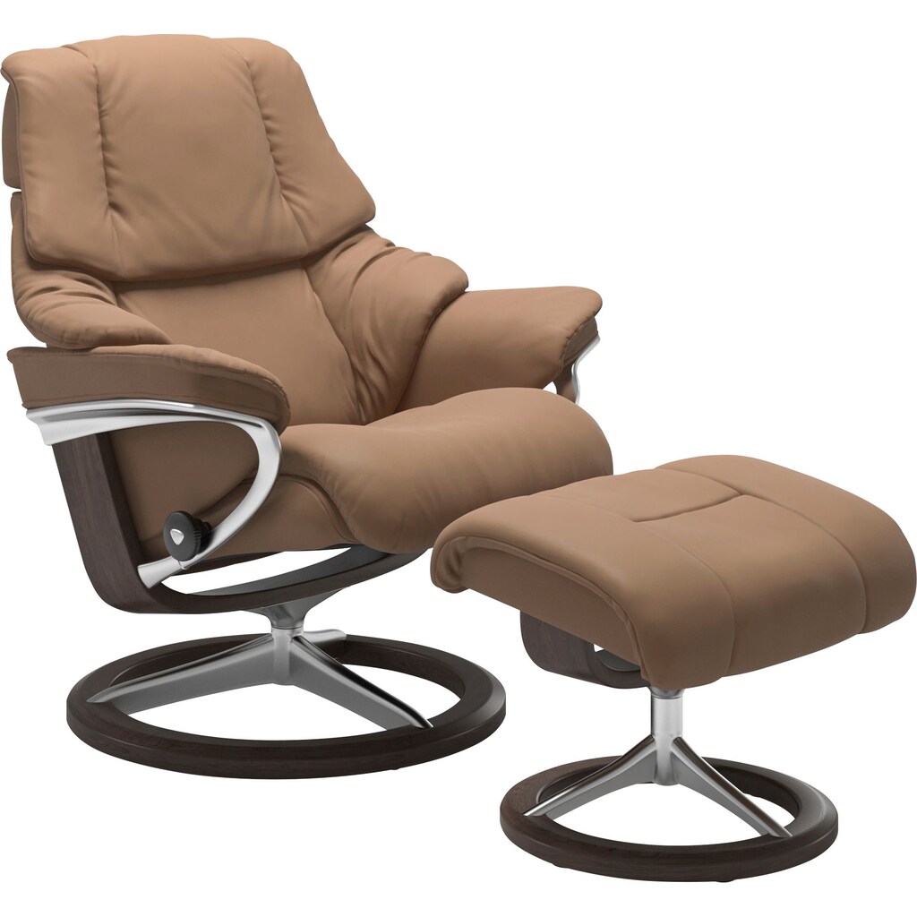 Stressless® Relaxsessel »Reno«, (Set, Relaxsessel mit Hocker)