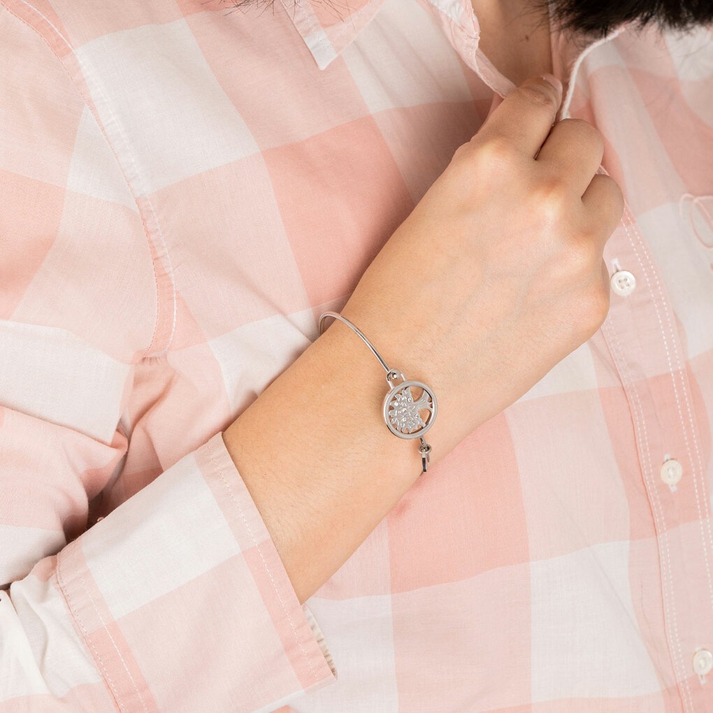 Lotus Armreif »Essentials - Baum des Lebens« mit Glasstein