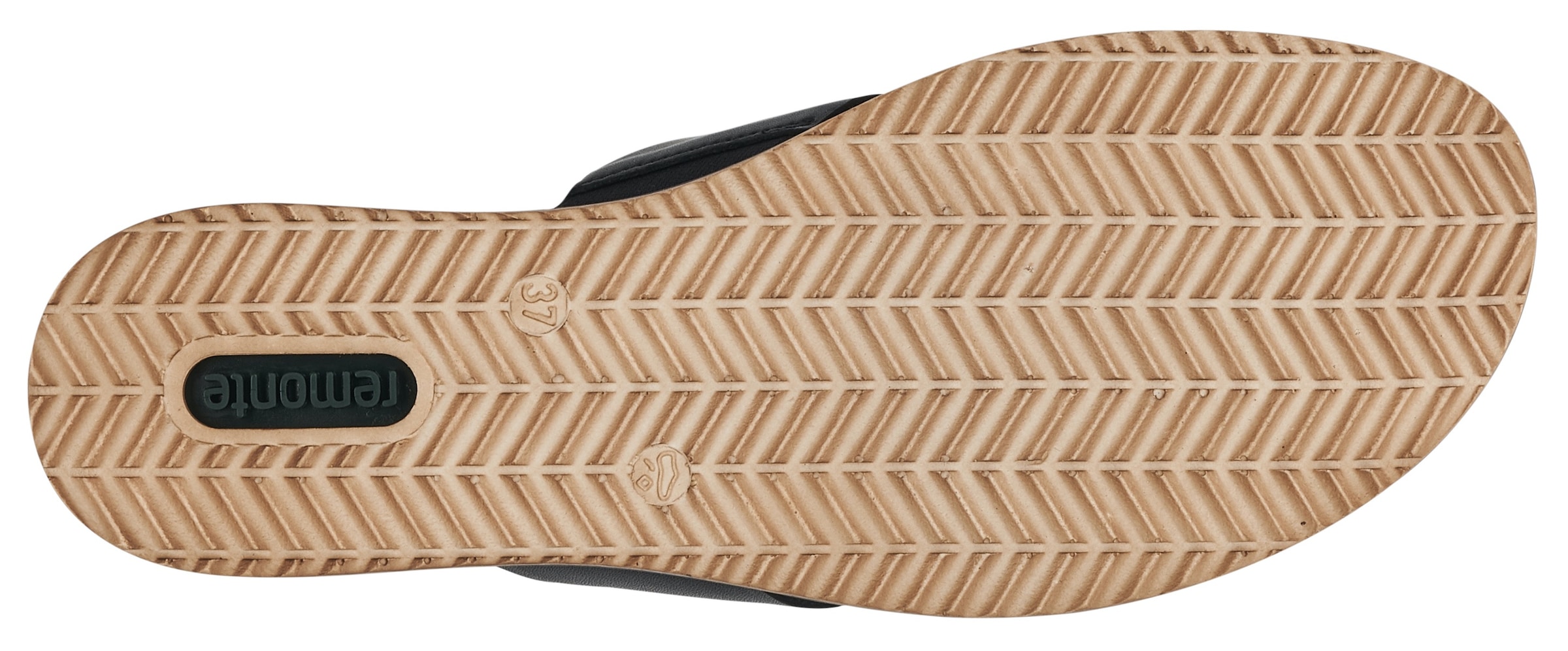 Remonte Pantolette, Keilabsatz, Sommerschuh mit schöner Zierschleife