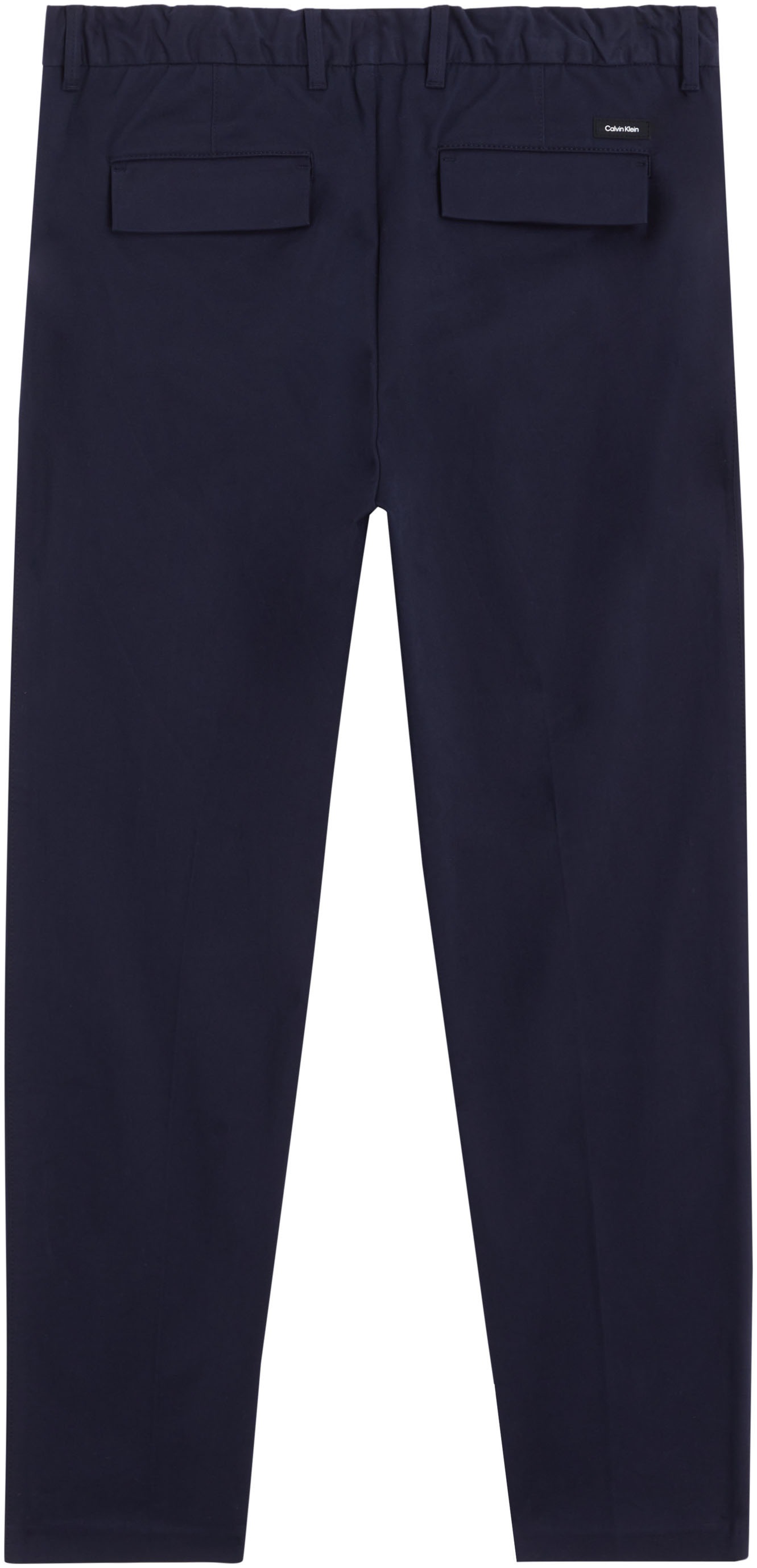 Calvin Klein Bügelfaltenhose »MODERN TWILL TAPERED PLEAT PANTS«  mit Logoprägung