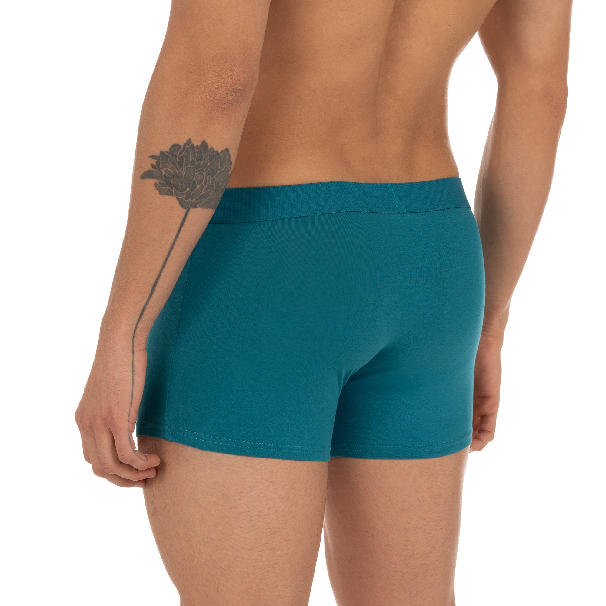 Bruno Banani Boxershorts »FLOWING«, (2er Pack), mit kontrastfarbenem Bündchen