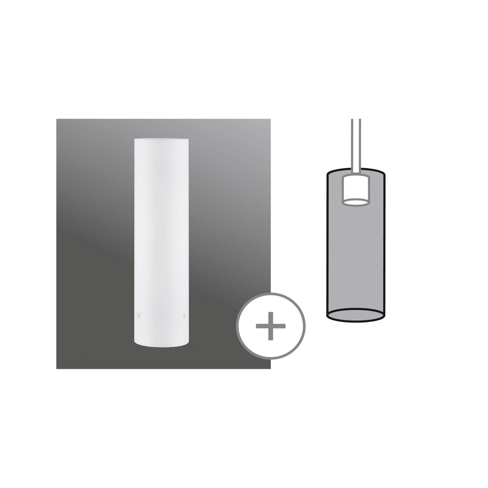 Paulmann Schienensystem-Sets »URail Schirm Livo 2Easy 75mm«