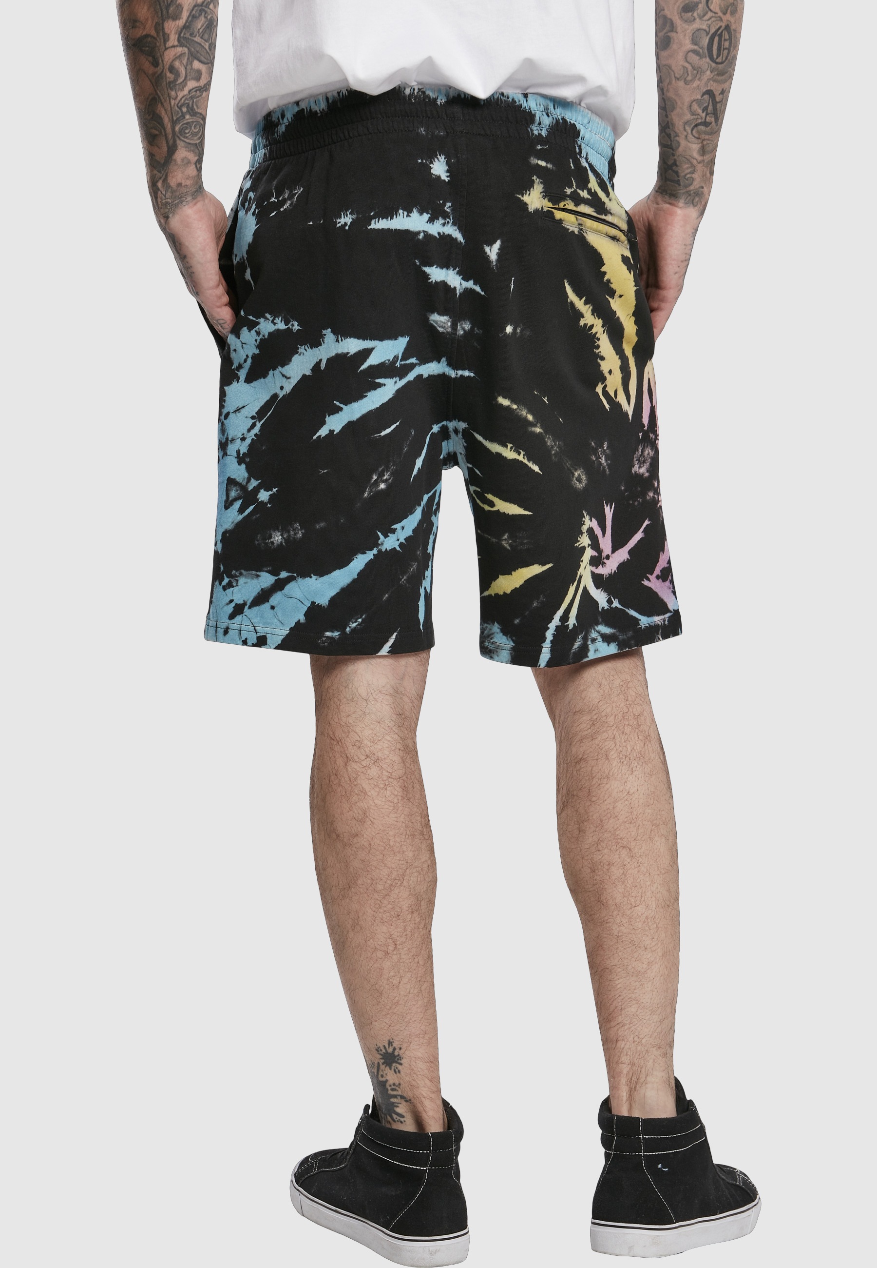 URBAN CLASSICS Stoffhose »Urban Classics Herren Tie Dye Sweat Shorts«