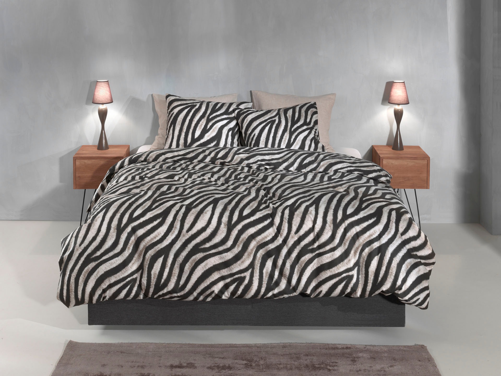 ZO HOME Bettwäsche »Zebrato« 1 Stk. Bettwäsche aus 100% Baumwolle, hochwertige Flanell