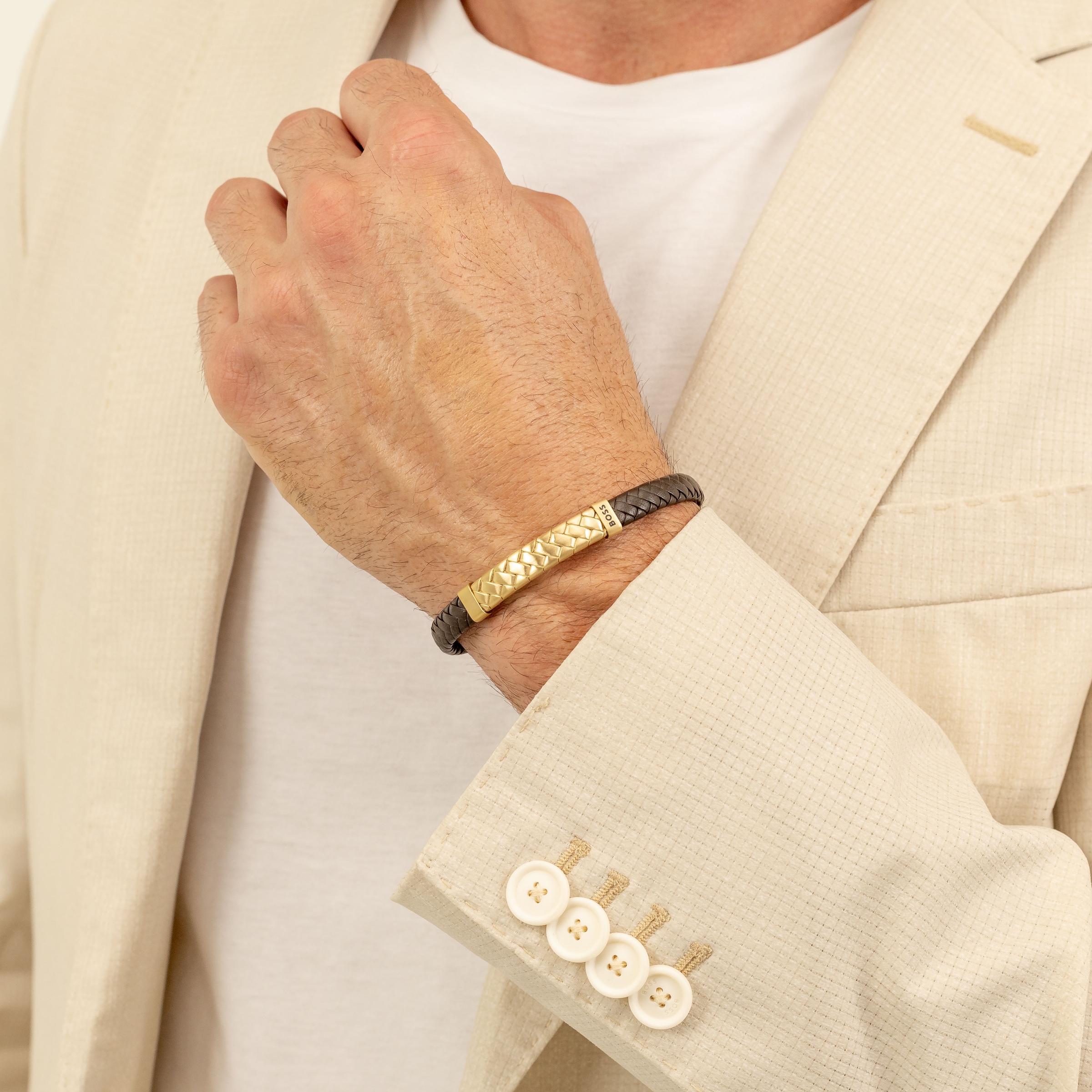 BOSS Lederarmband »TAILORED, 1580674M, 1580675M, 1580676M«