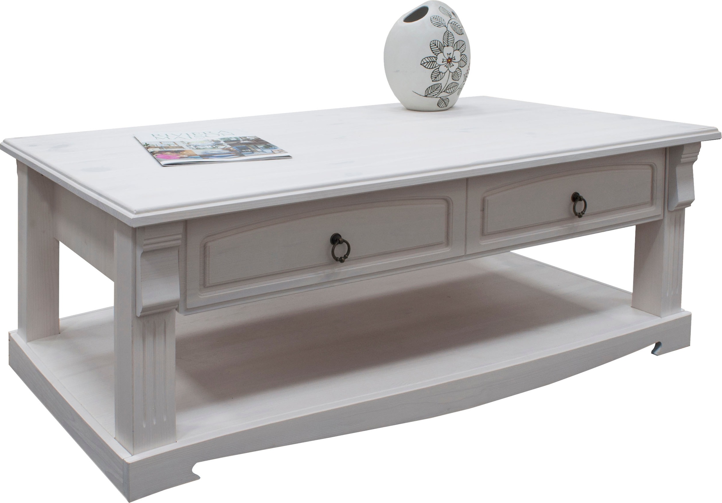 Home affaire Couchtisch »Anna«, (Gesamtmaße (B/T/H): ca. 120/65/43 cm), Kaf günstig online kaufen