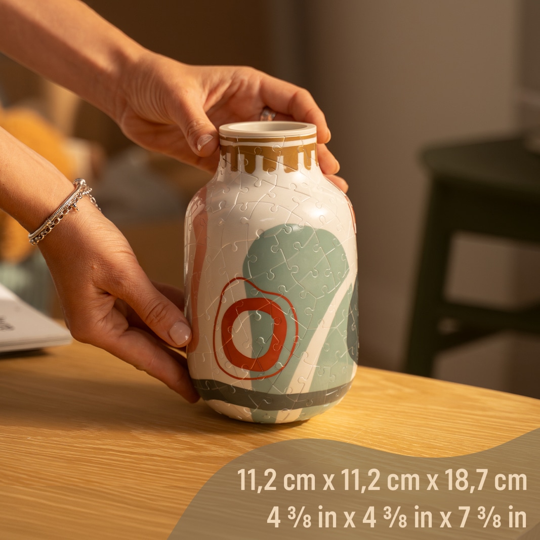 Ravensburger 3D-Puzzle »Vase Organic Beige« Made in Europe