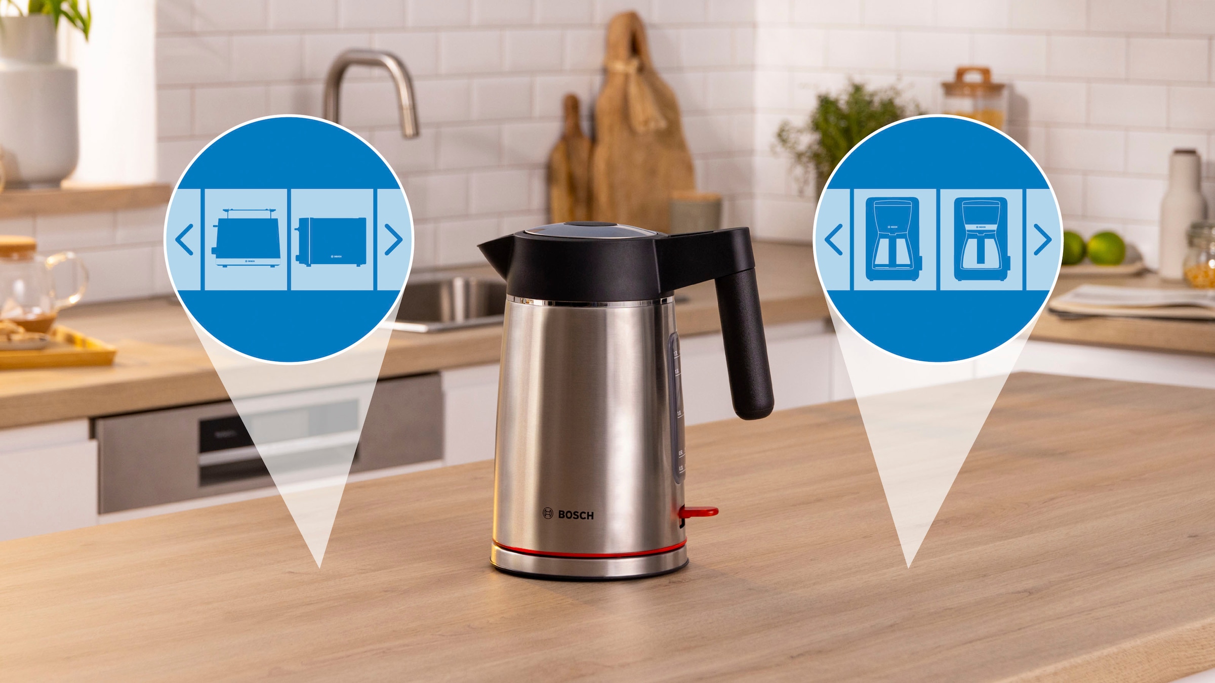 BOSCH Wasserkocher »TWK6M480«, 1,7 l, 2400 W