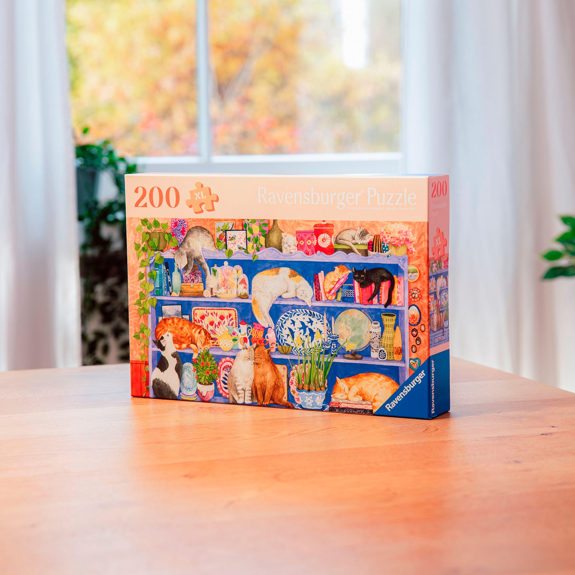 Ravensburger Puzzle »Feel Well & Puzzle, Katzen im Regal«, XL, für Erwachsene, Made in Europe