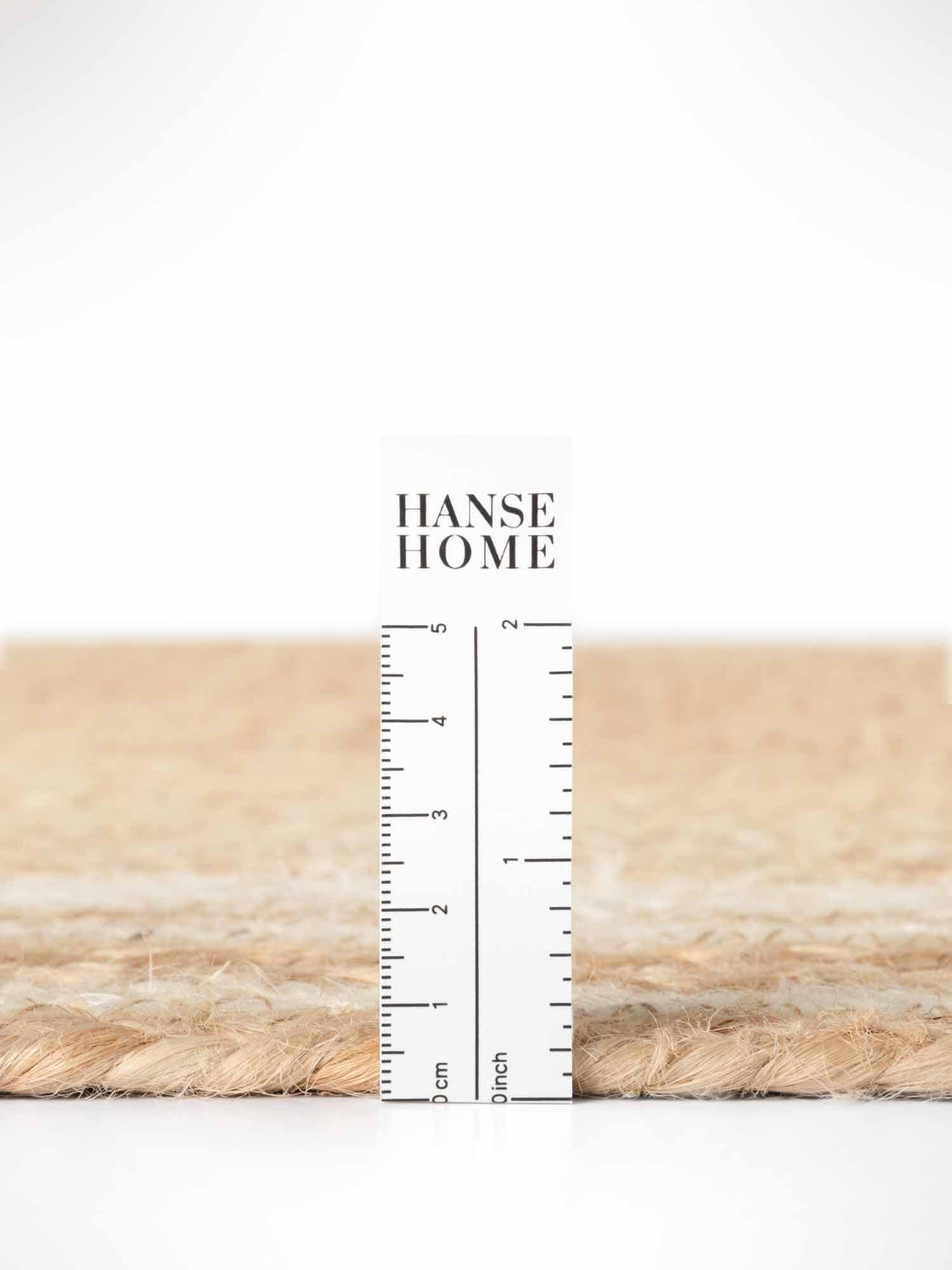 HANSE Home Teppich »Jutta Juteteppich« rechteckig 7 mm Höhe Handgewebt, Jute Naturteppich, Boho, Wohnzimmer, Schlafzimmer