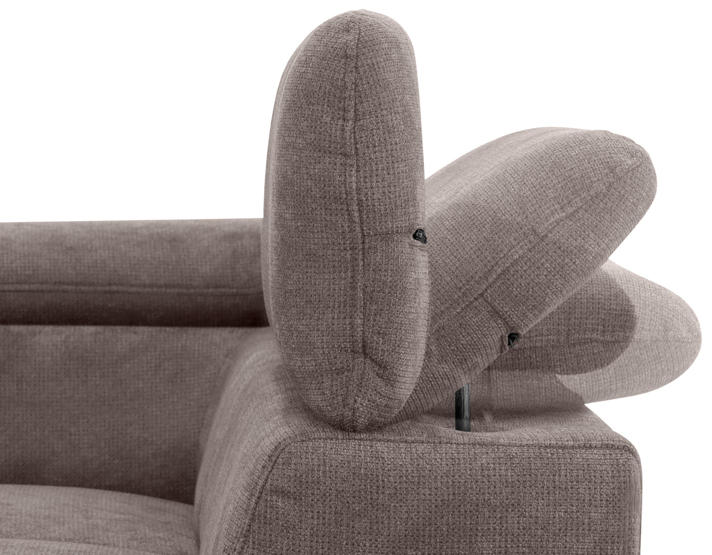 Home affaire Wohnlandschaft »Alberto U-Form«, mit Kopfteilverstellung, wahlweise mit Bettfunktion