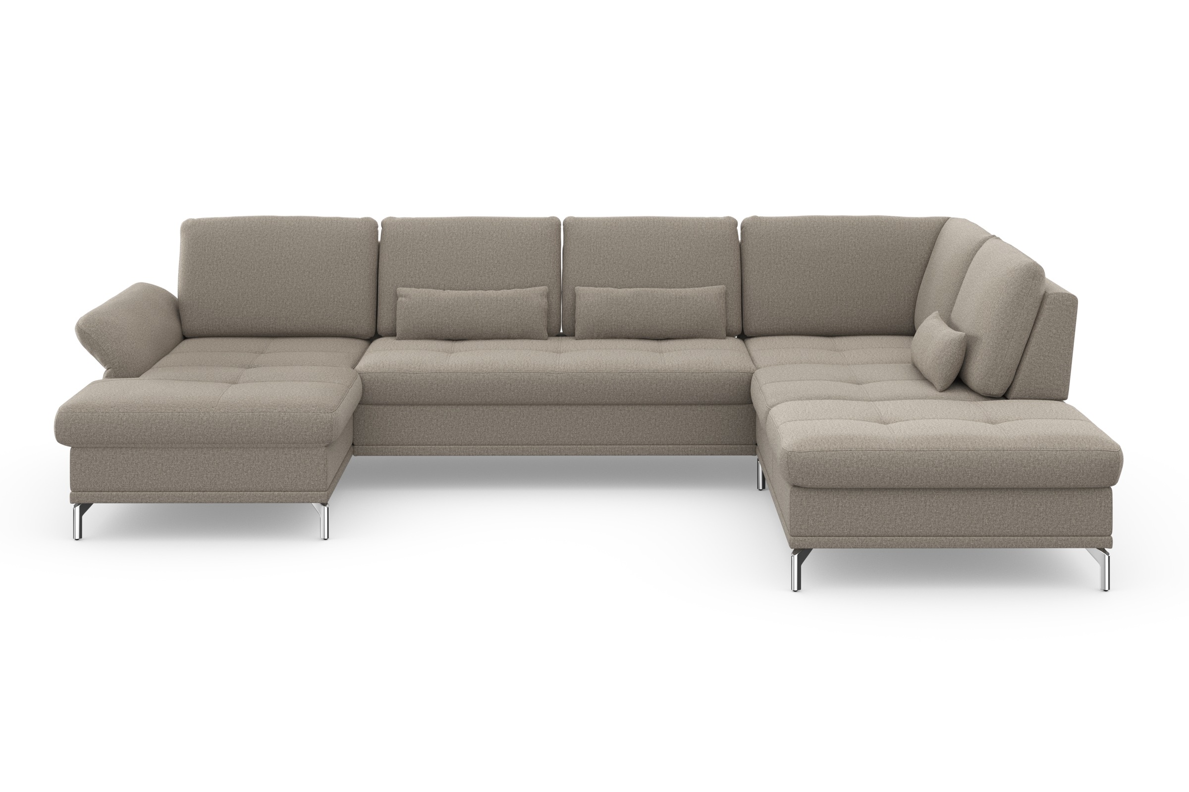 INOSIGN Wohnlandschaft »Palm Beach U-Form« Federkern, mit Sitztiefenverstel günstig online kaufen