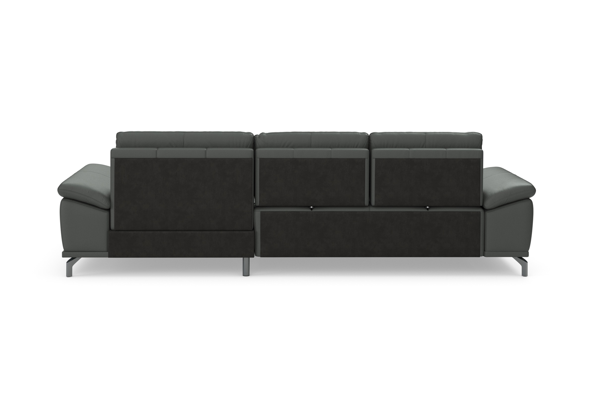 Places of Style Ecksofa Costello, mit Sitztiefenverstellung und Armlehnfunktion, incl. 3 Nierenkissen