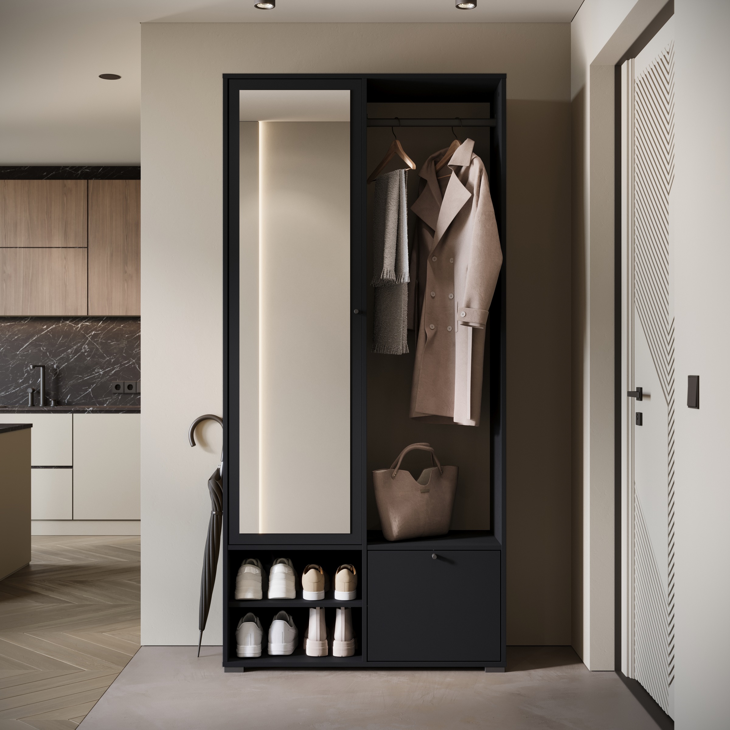 INOSIGN Garderobenschrank »DINO Kompaktgarderobe, Garderoben-Set DINO« Mit günstig online kaufen