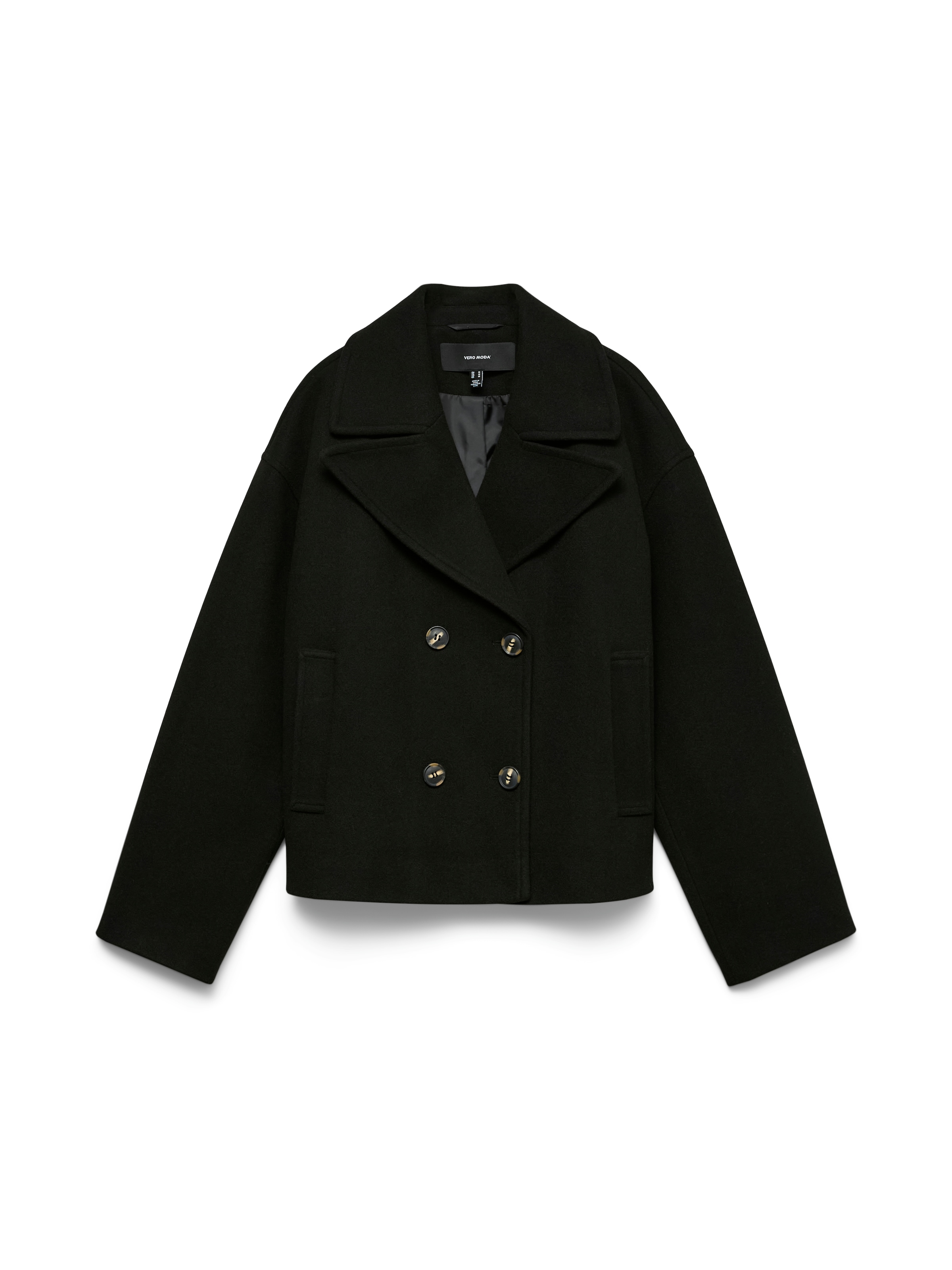 Vero Moda Cabanjacke »VMVINCELINE SHORT JACKET NOOS« mit Knopfleiste