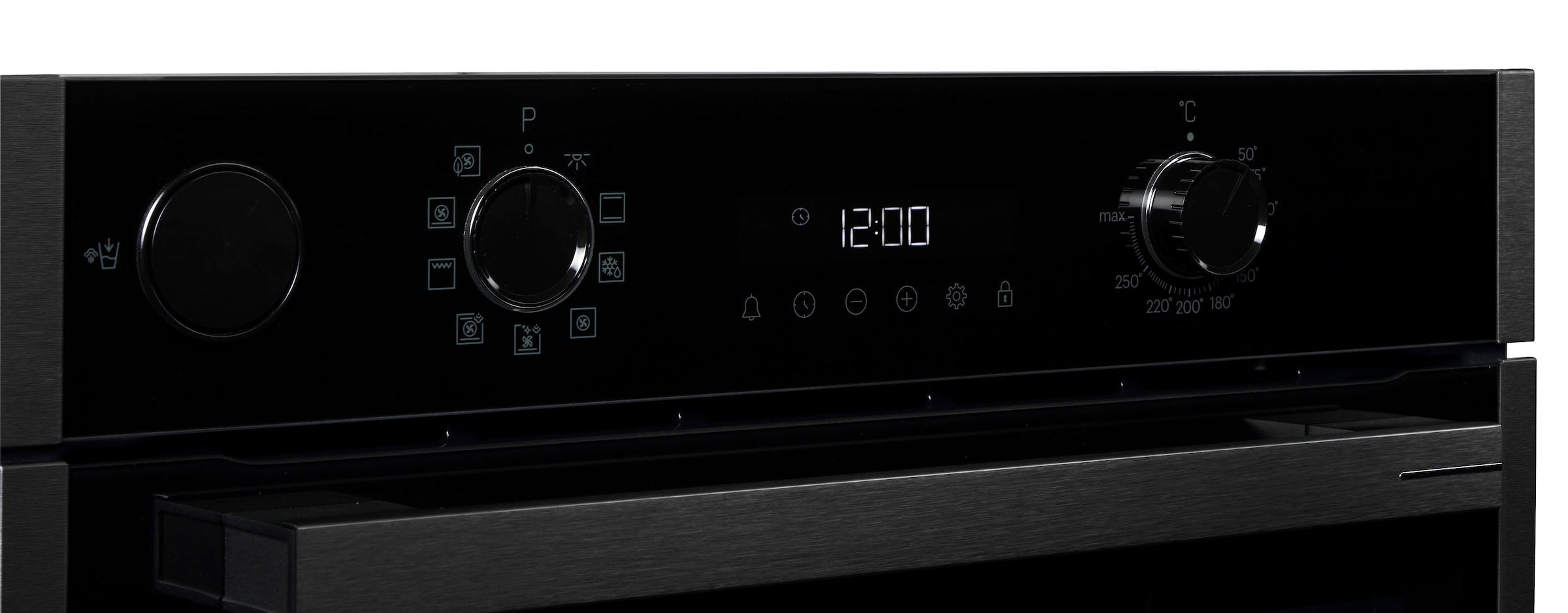 Grundig Einbaubackofen  »GEBD19300DX«, mit 2-fach-Teleskopauszug, Steam Clean, SoftDoormatic