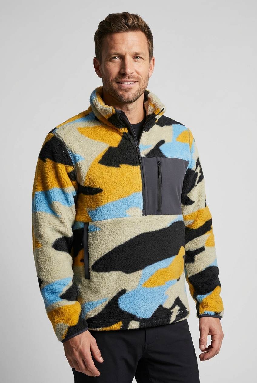 Icepeak Fleecepullover »ICEPEAK CRARY«, mit Kängurutasche und Brusttasche mit Reißverschluss
